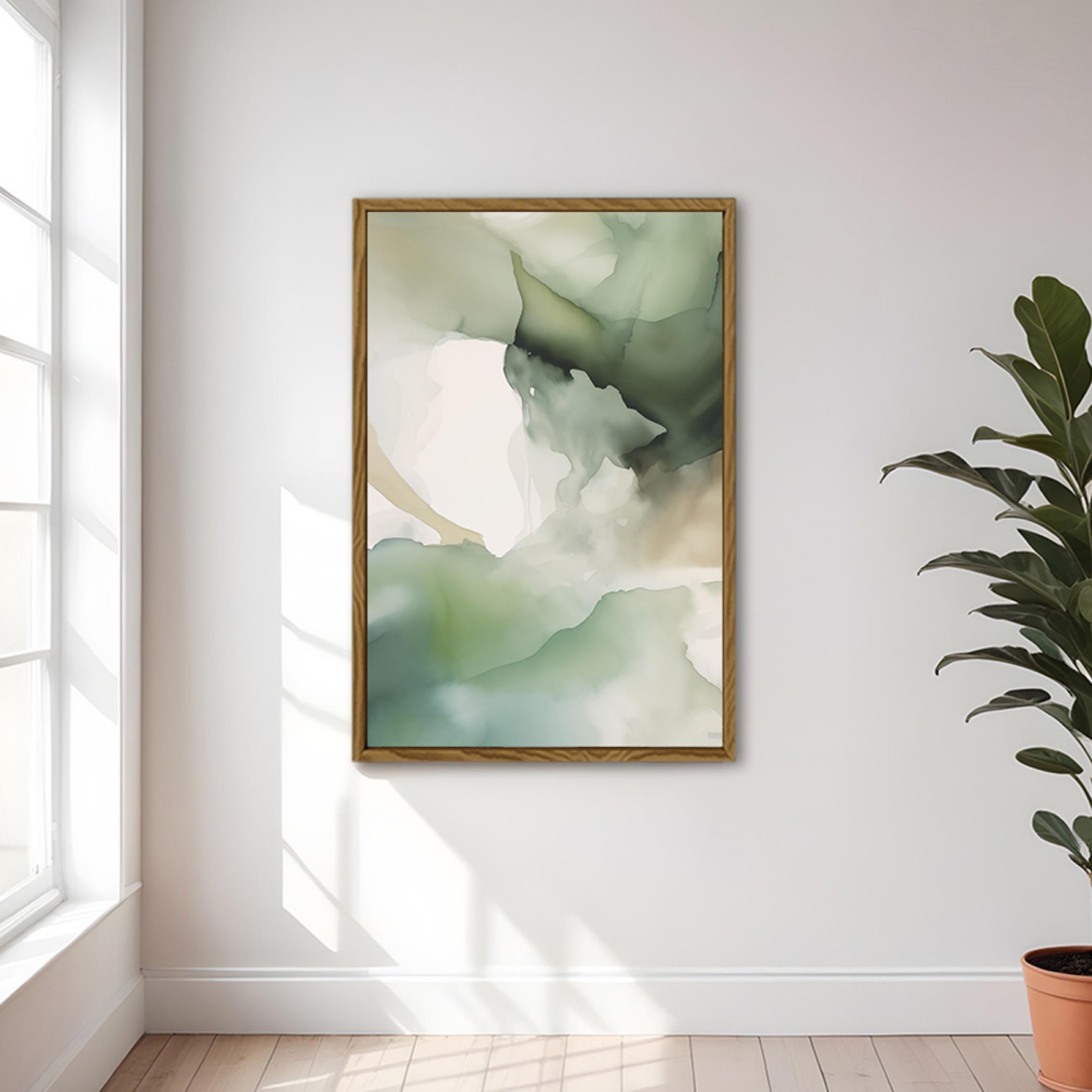 Abstract Canvas Art Wooden Frame-household-walldecorandmirrors-wallart-image-4