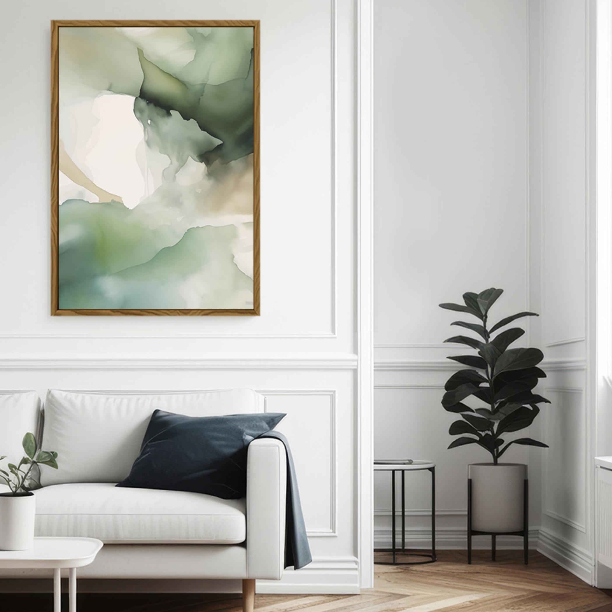 Abstract Canvas Art Wooden Frame-household-walldecorandmirrors-wallart-image-5