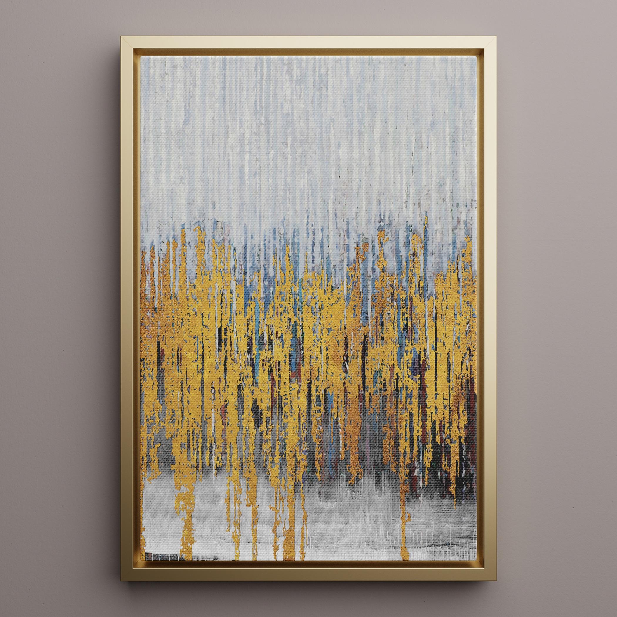 Abstract Gold Canvas Wall Art-household-walldecorandmirrors-wallart-image-1