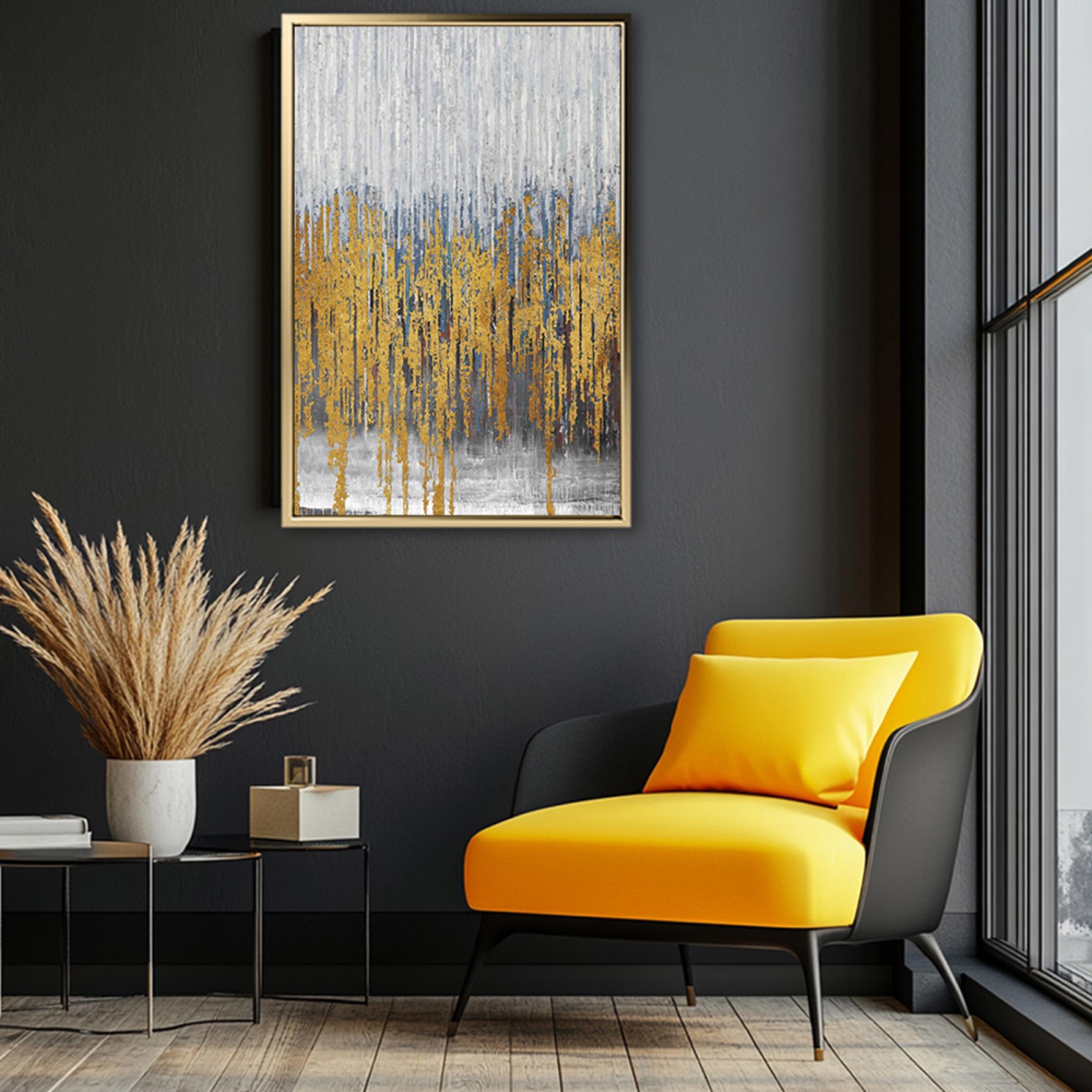 Abstract Gold Canvas Wall Art-household-walldecorandmirrors-wallart-image-3