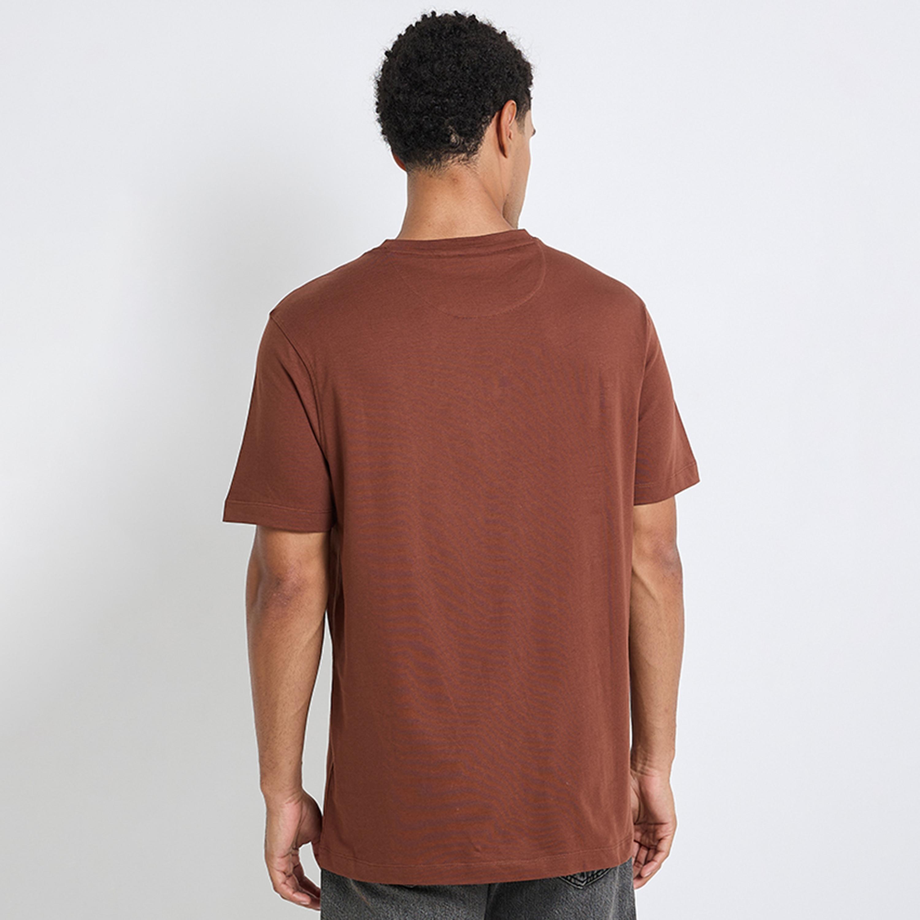 تيشيرت رجالي بياقة دائرية وأكمام قصيرة مطبوع برسومات جرافيكية من بن شيرمان-men-clothing-tshirtsandpolos-tshirts-image-8