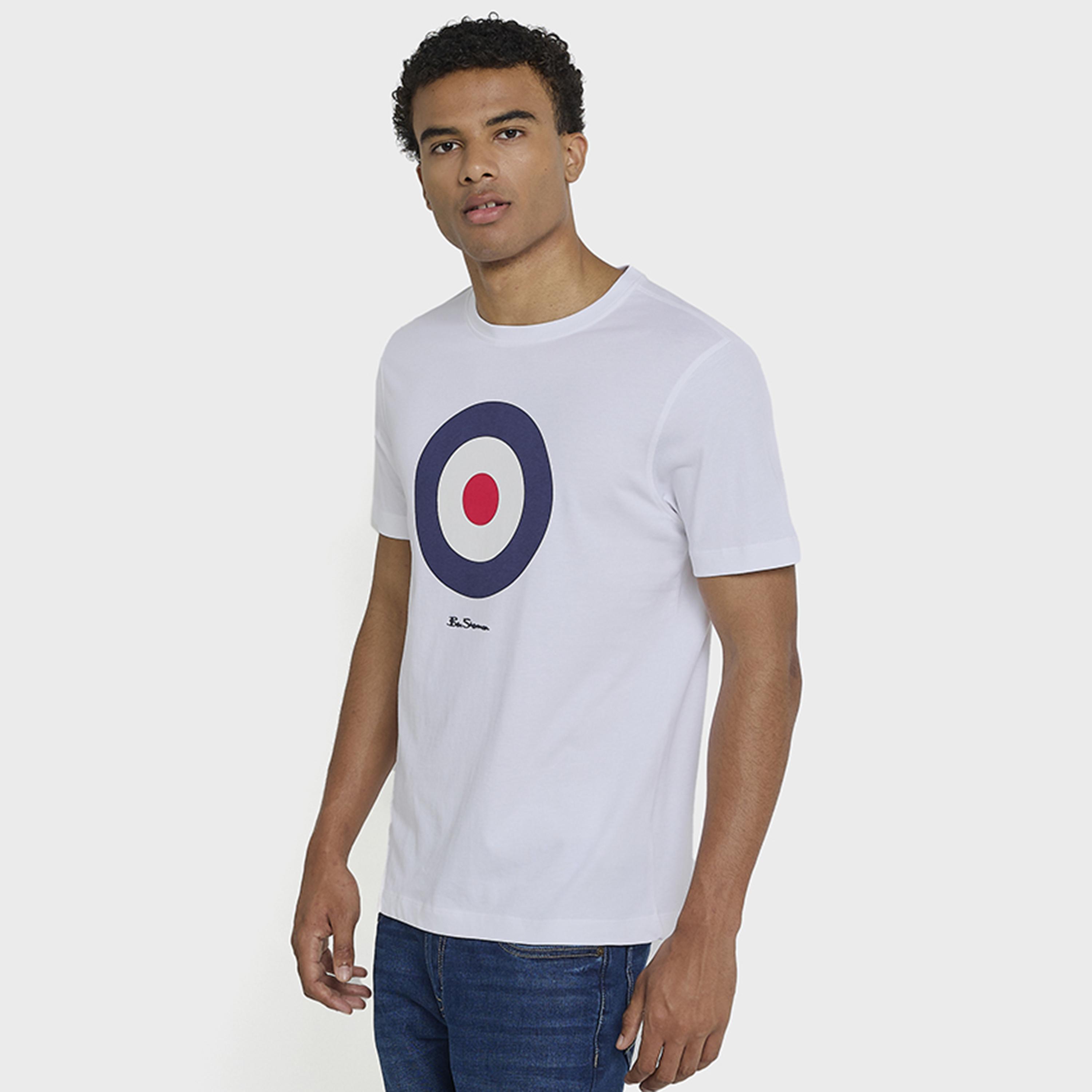 تيشيرت رجالي بياقة دائرية وأكمام قصيرة مطبوع برسومات جرافيكية من بن شيرمان-men-clothing-tshirtsandpolos-tshirts-image-11