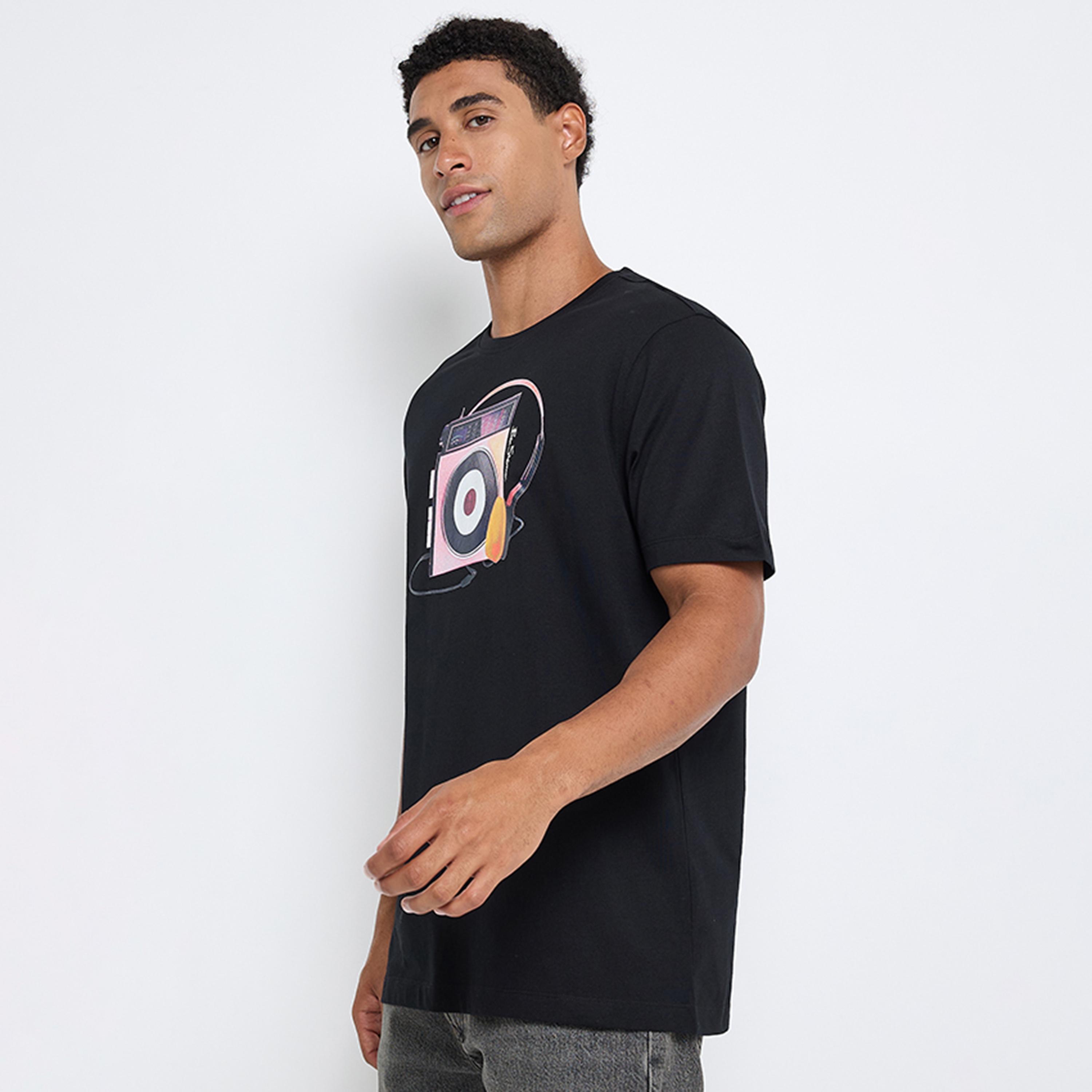 BEN SHERMAN Graphic Print Crew Neck Short Sleeves Men's T-Shirt-men-clothing-tshirtsandpolos-tshirts-image-3