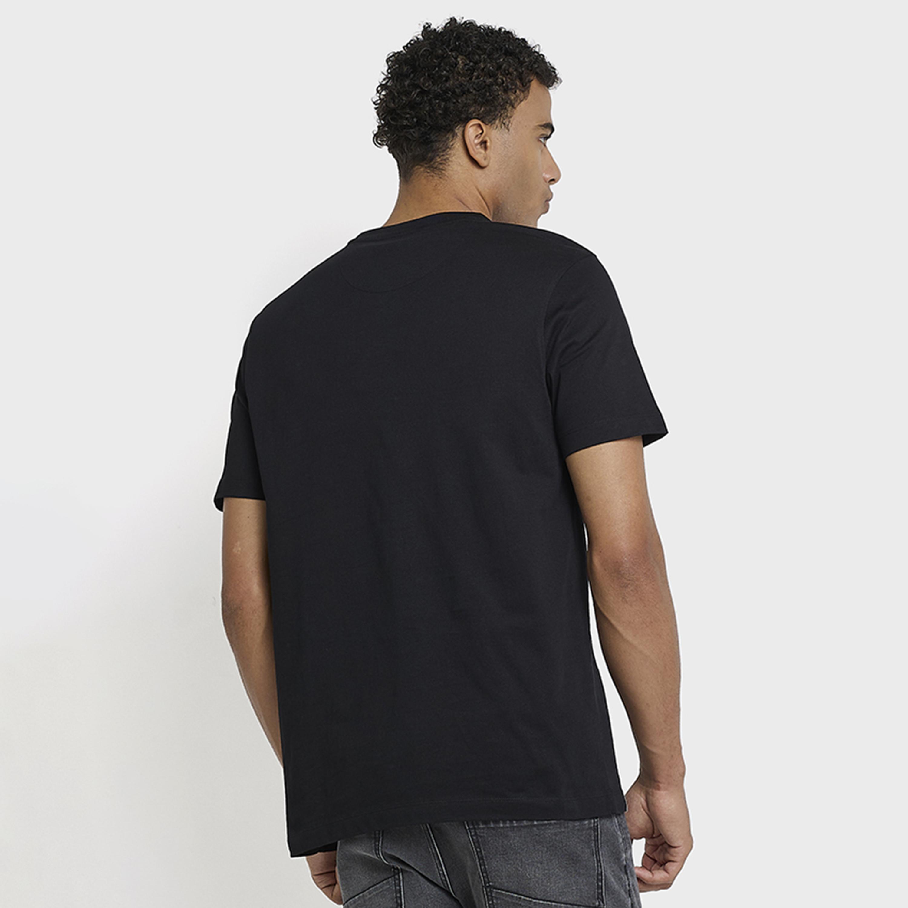 تيشيرت رجالي بياقة دائرية وأكمام قصيرة مطبوع برسومات جرافيكية من بن شيرمان-men-clothing-tshirtsandpolos-tshirts-image-8