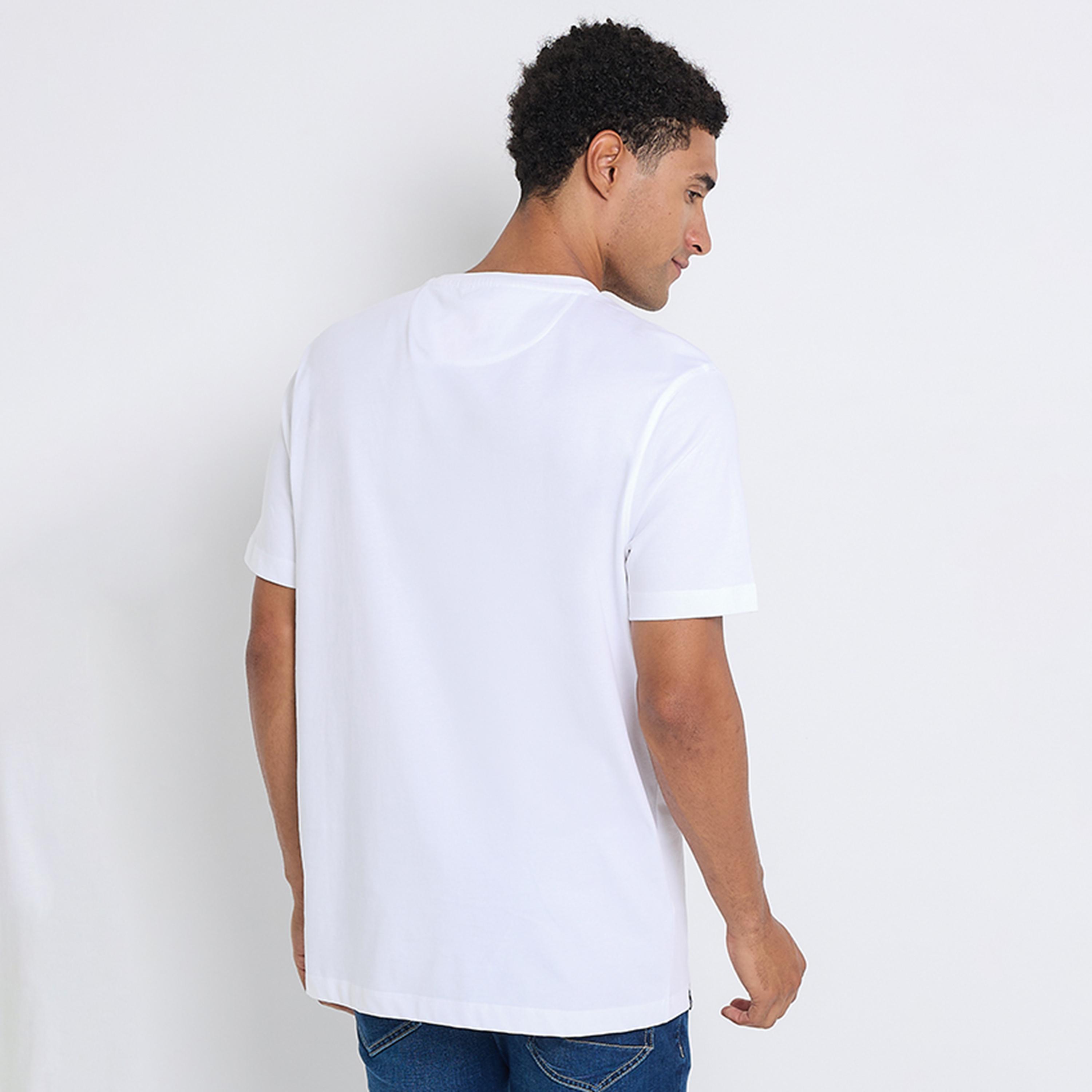 BEN SHERMAN Graphic Print Crew Neck Short Sleeves Men's T-Shirt-men-clothing-tshirtsandpolos-tshirts-image-4