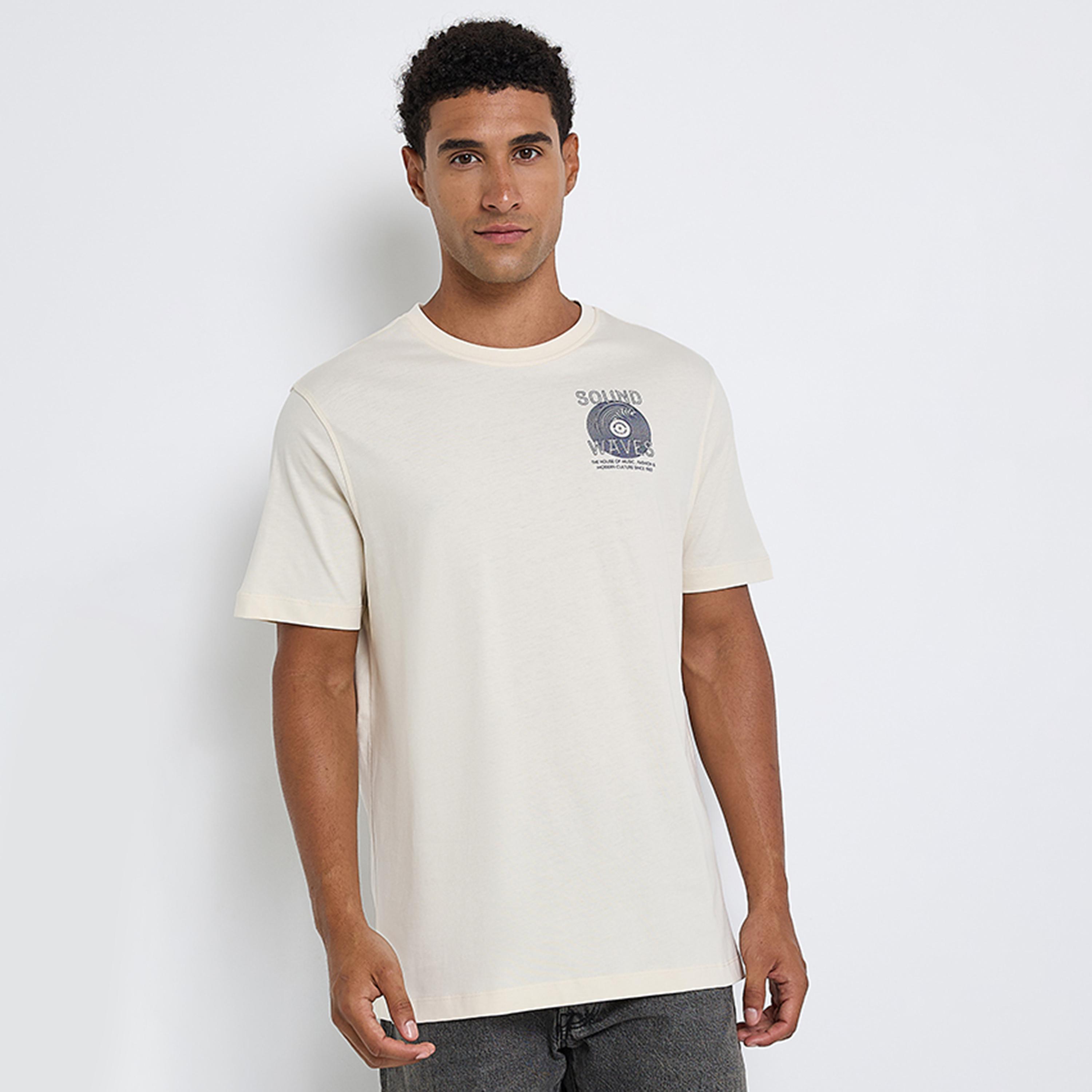 BEN SHERMAN Graphic Print Crew Neck Short Sleeves Men's T-Shirt-men-clothing-tshirtsandpolos-tshirts-image-1