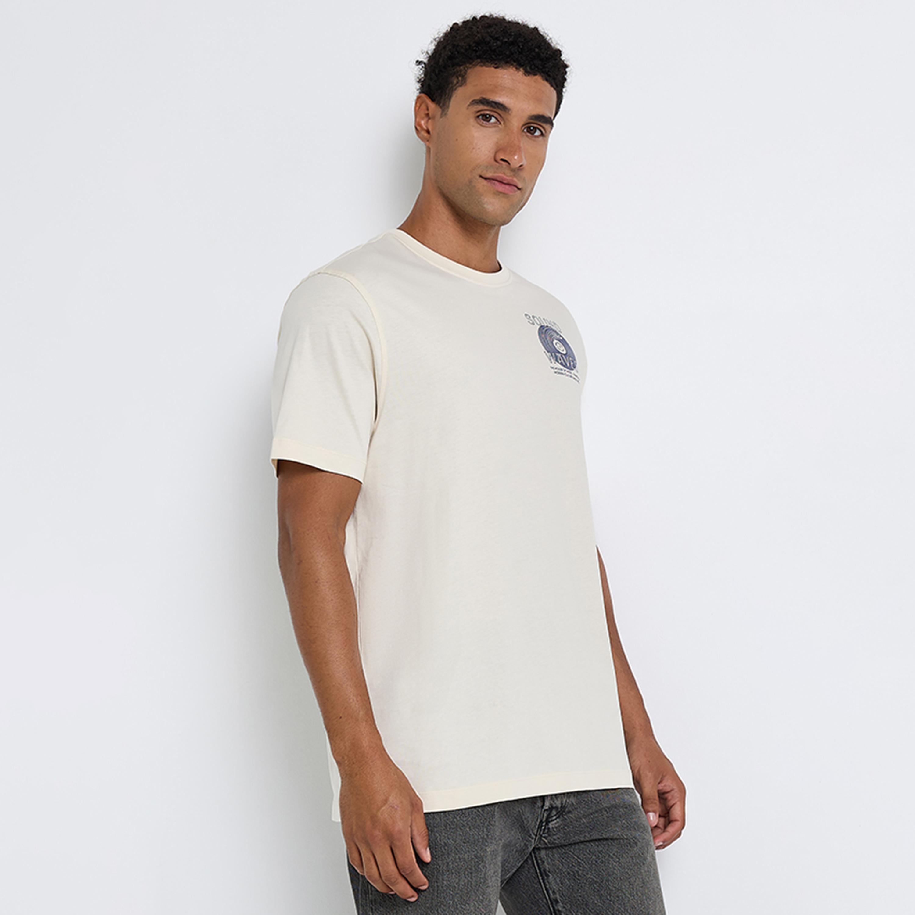BEN SHERMAN Graphic Print Crew Neck Short Sleeves Men's T-Shirt-men-clothing-tshirtsandpolos-tshirts-image-2