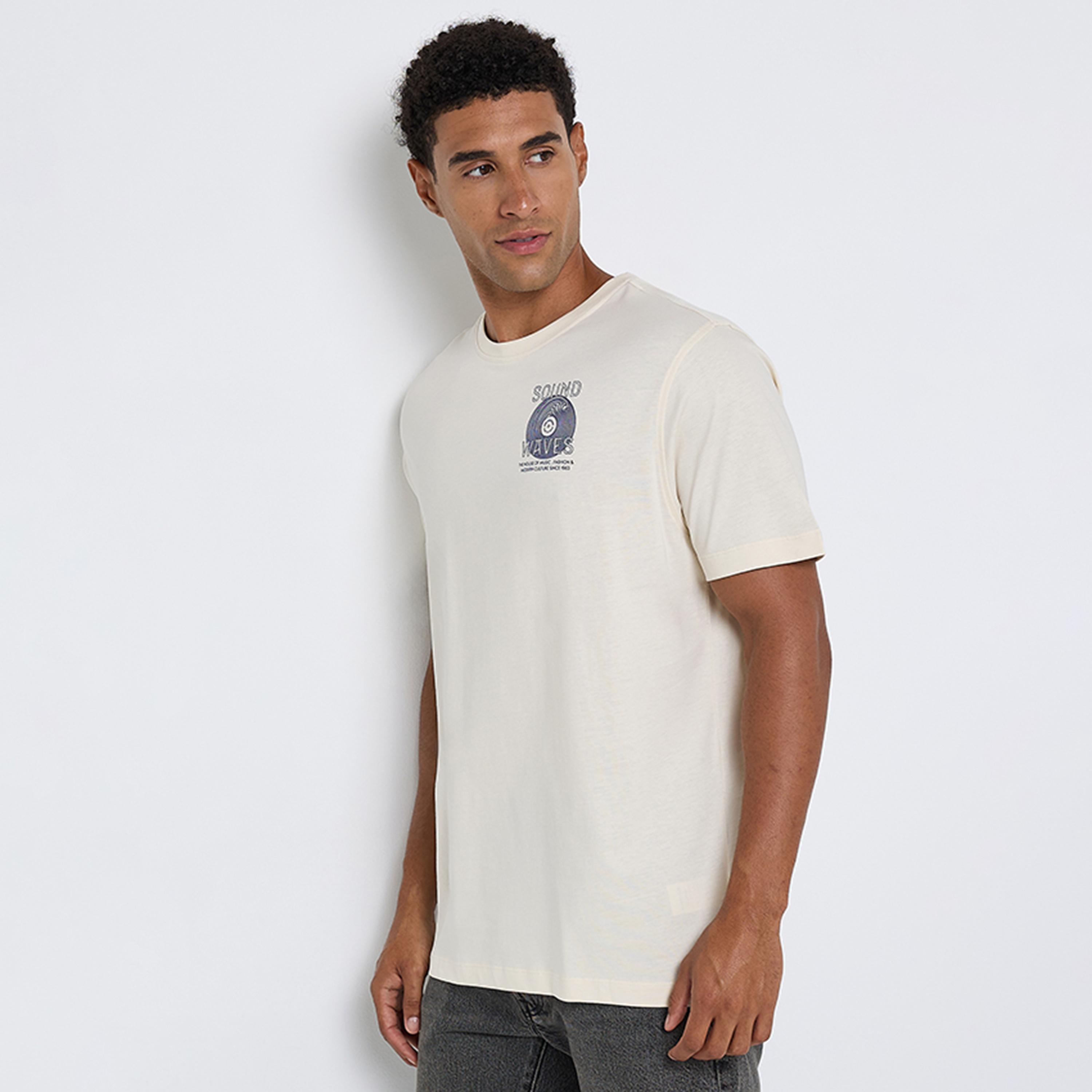 BEN SHERMAN Graphic Print Crew Neck Short Sleeves Men's T-Shirt-men-clothing-tshirtsandpolos-tshirts-image-3