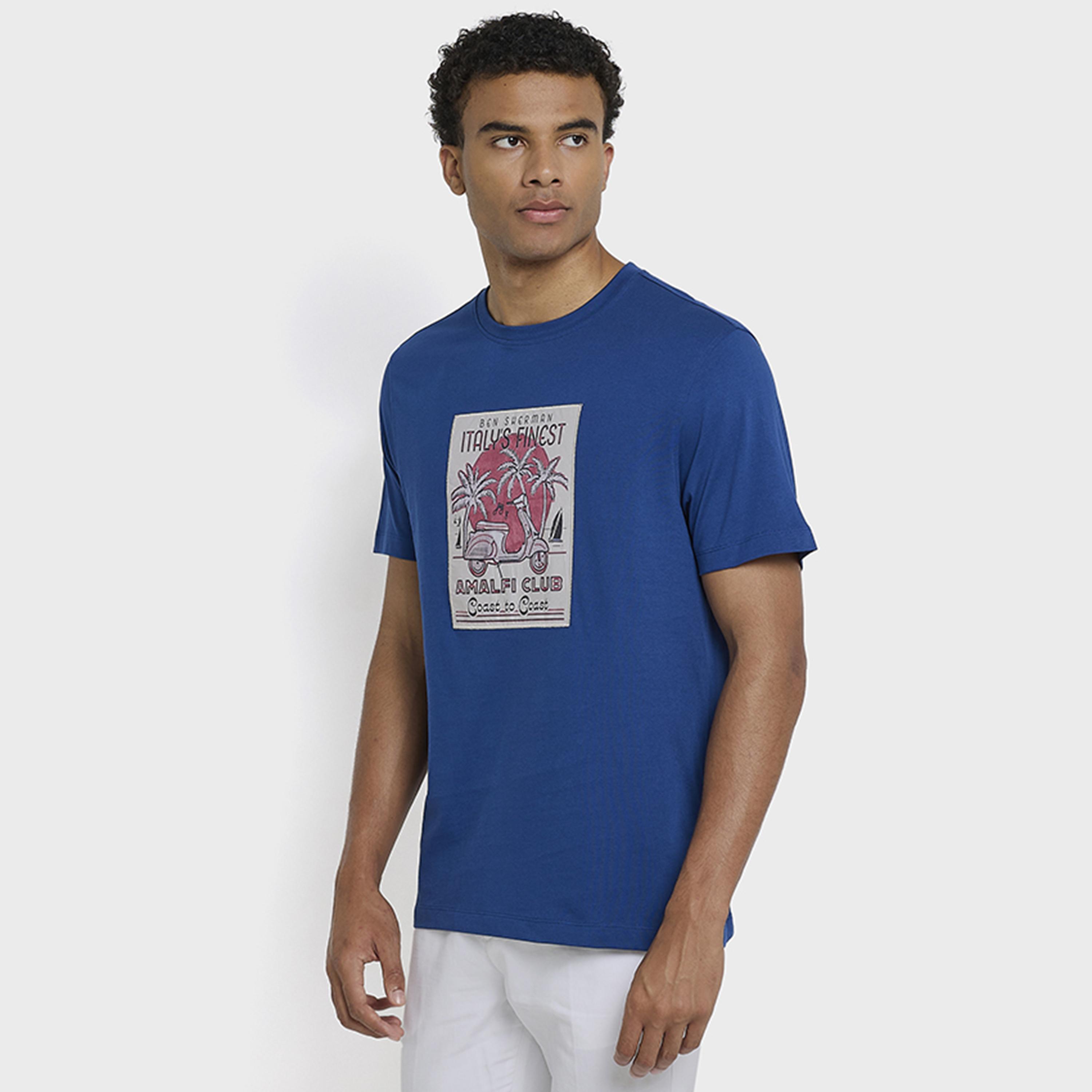 BEN SHERMAN Graphic Print Crew Neck Short Sleeves Men's T-Shirt-men-clothing-tshirtsandpolos-tshirts-image-7