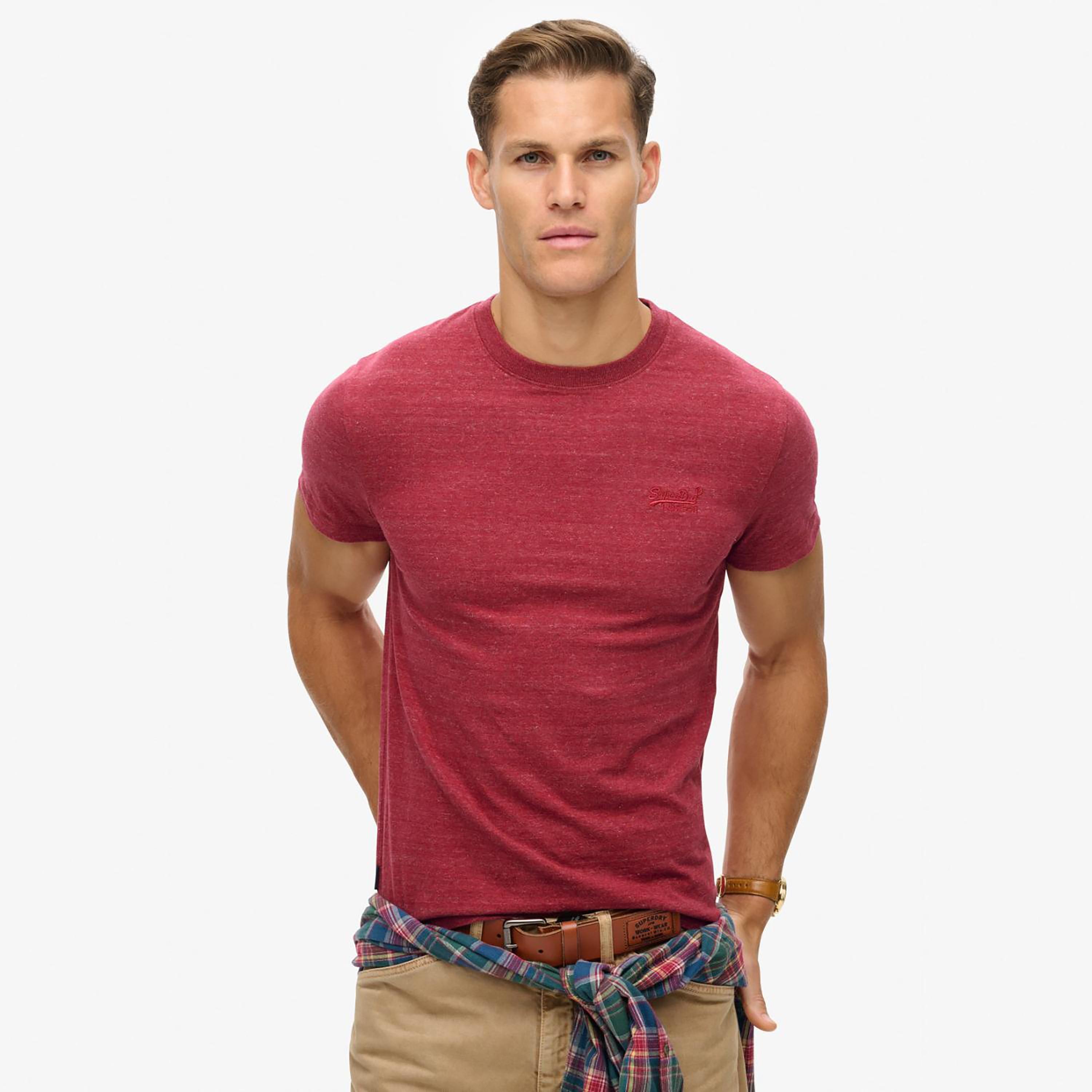 قميص الرجال بأكمام قصيرة بياقة قصيرة بسوبر دراي بلاين-men-clothing-tshirtsandpolos-tshirts-image-4