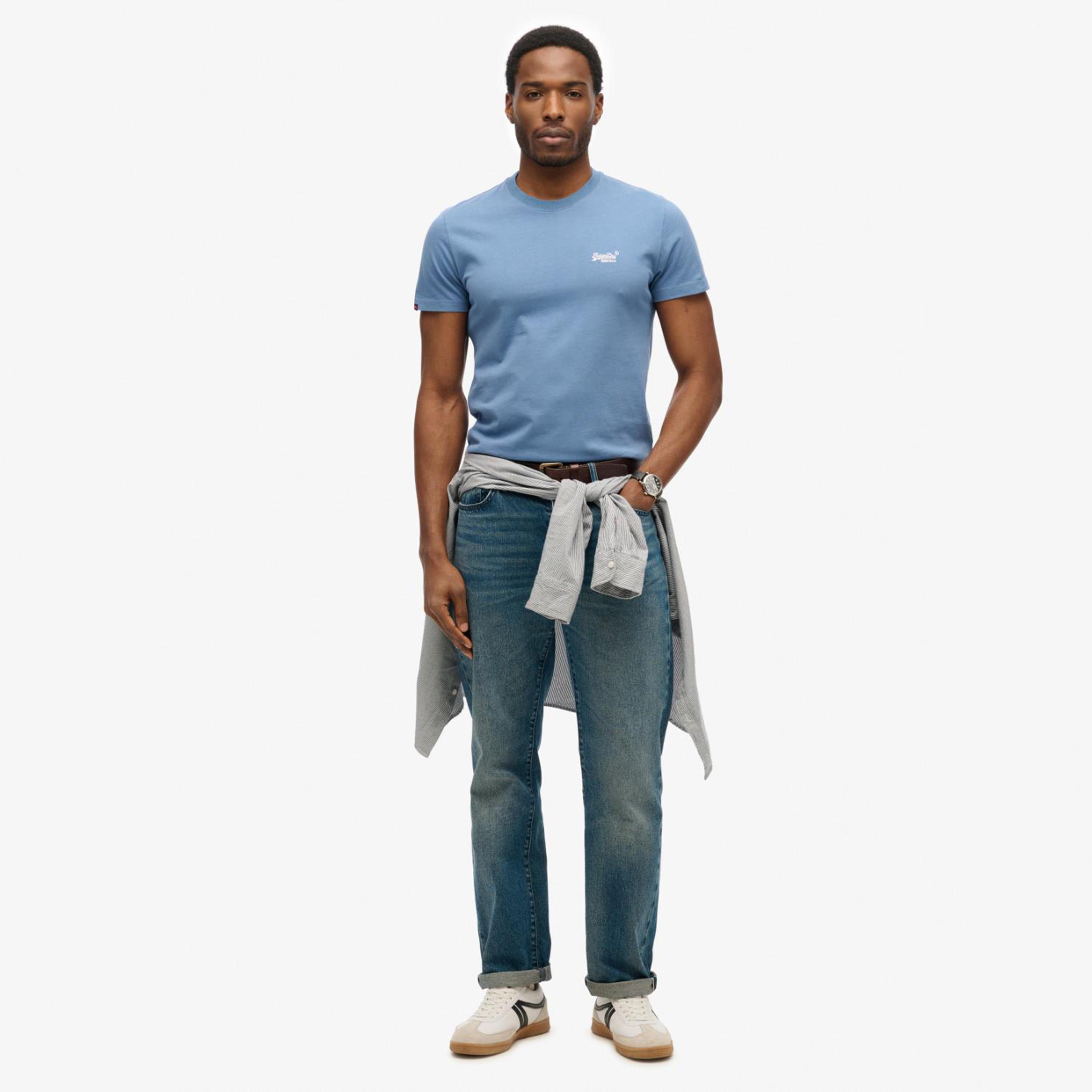 قميص الرجال بأكمام قصيرة بياقة قصيرة بسوبر دراي بلاين-men-clothing-tshirtsandpolos-tshirts-image-19