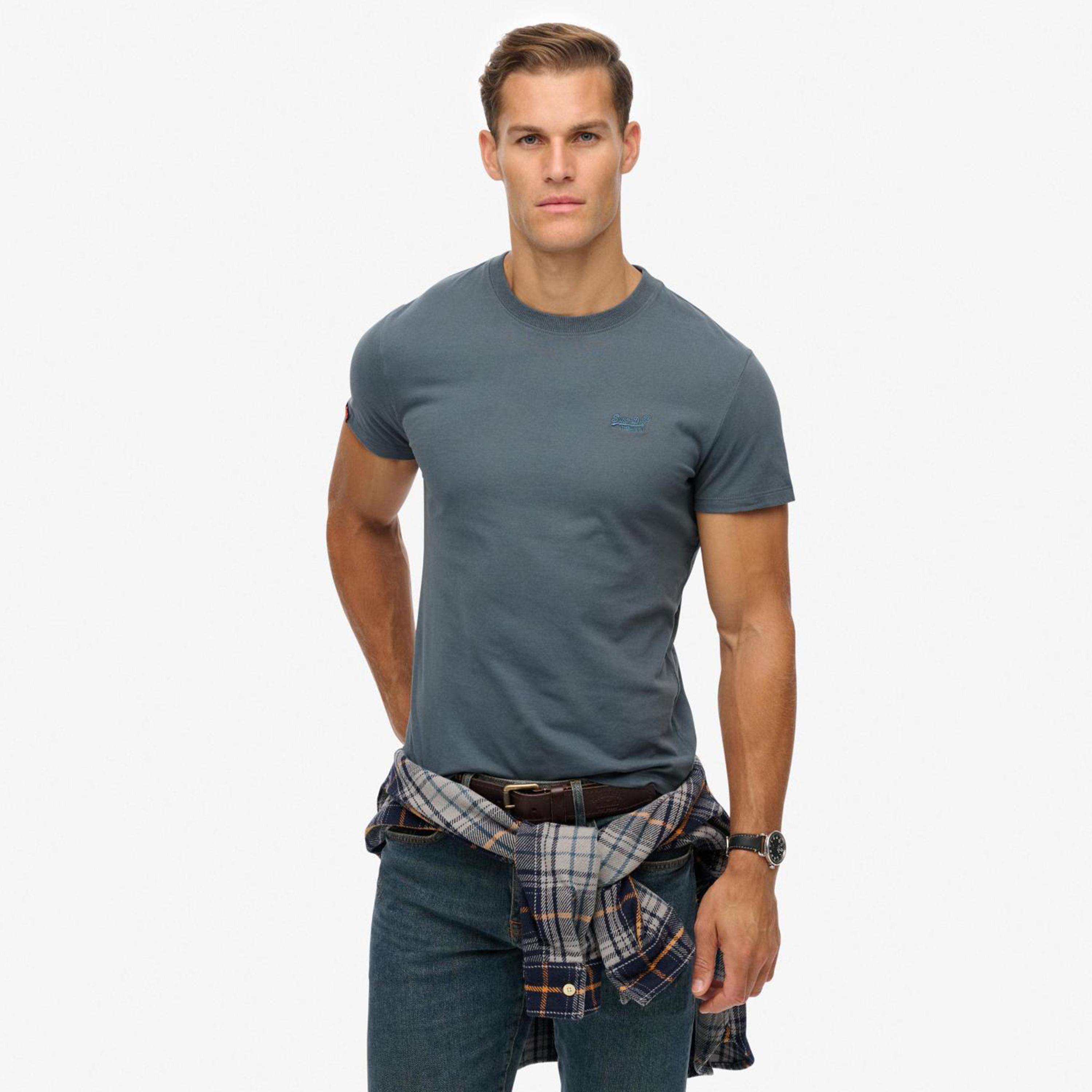 تيشيرت رجالي سادة بياقة دائرية وأكمام قصيرة من سوبردراي-men-clothing-tshirtsandpolos-tshirts-image-1