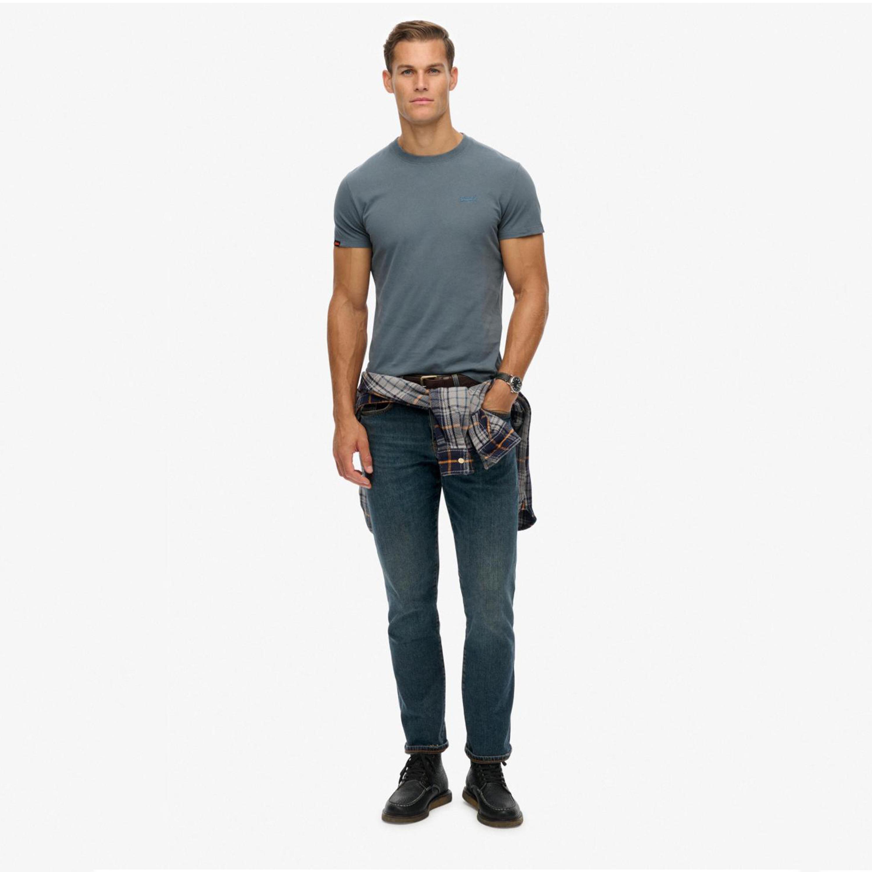 تيشيرت رجالي سادة بياقة دائرية وأكمام قصيرة من سوبردراي-men-clothing-tshirtsandpolos-tshirts-image-2