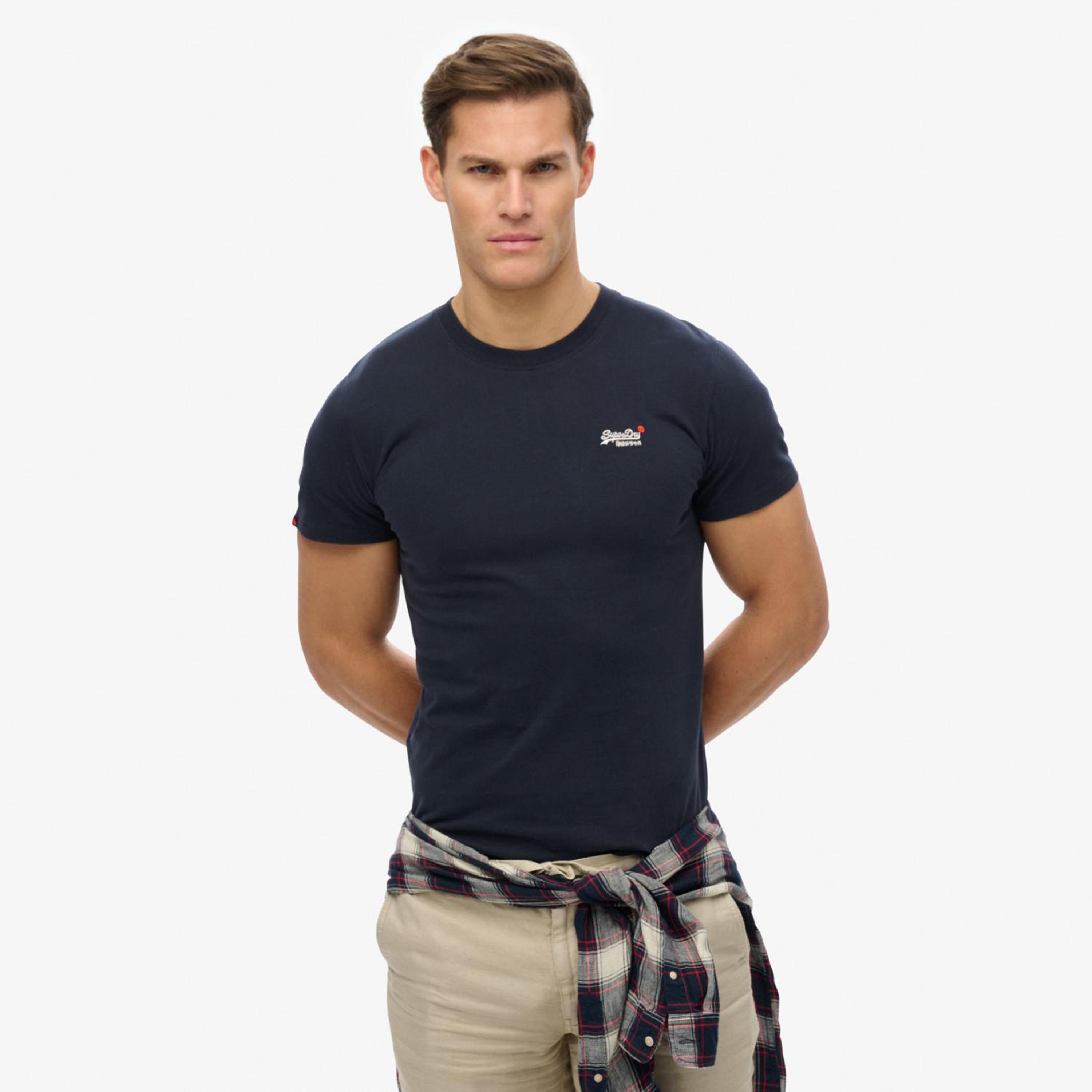 تيشيرت رجالي سادة بياقة دائرية وأكمام قصيرة من سوبردراي-men-clothing-tshirtsandpolos-tshirts-image-1