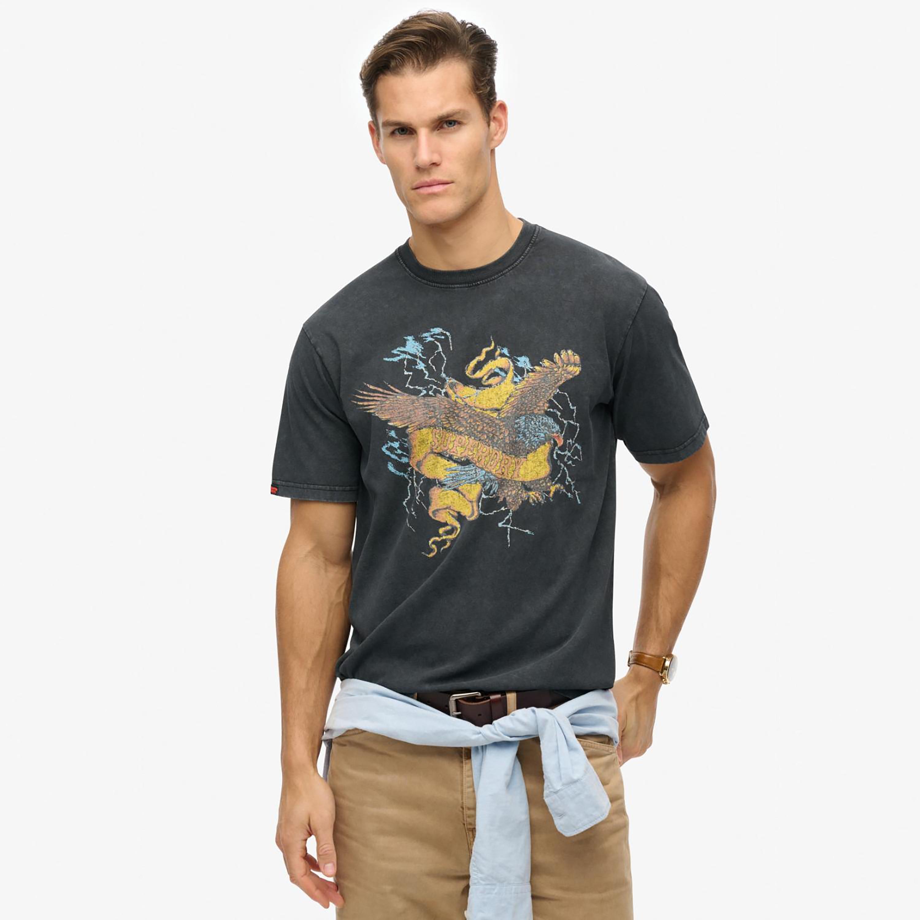 Superdry Graphic Crew Neck Short Sleeves Men's T-Shirt-men-clothing-tshirtsandpolos-tshirts-image-1