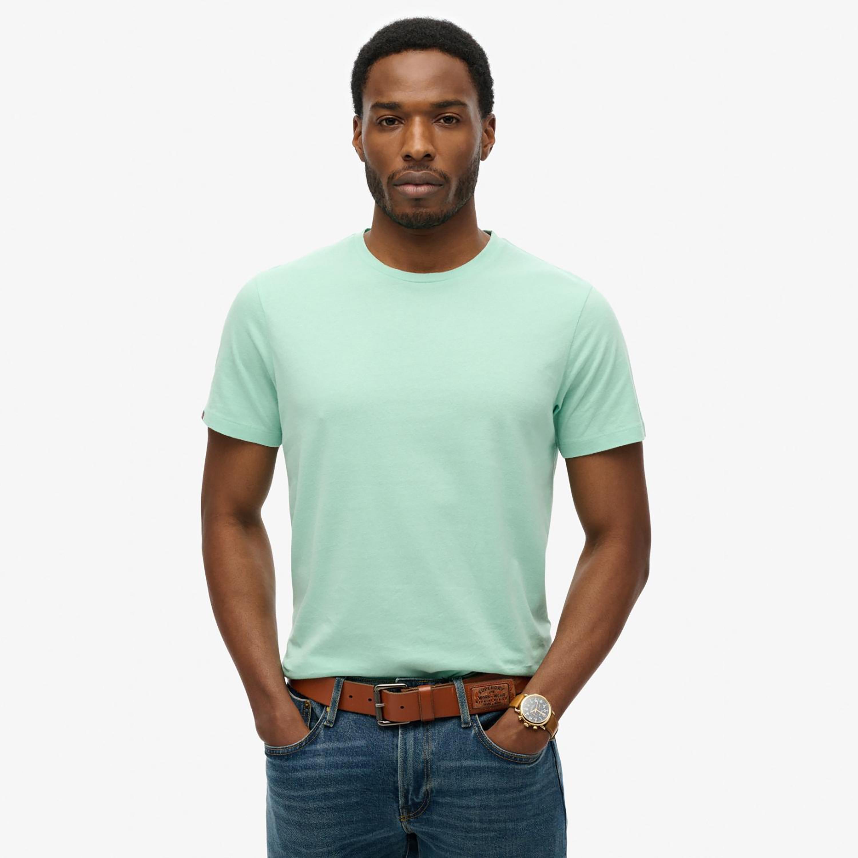 Superdry Plain Crew Neck Short Sleeves Men's T-Shirt-men-clothing-tshirtsandpolos-tshirts-image-1