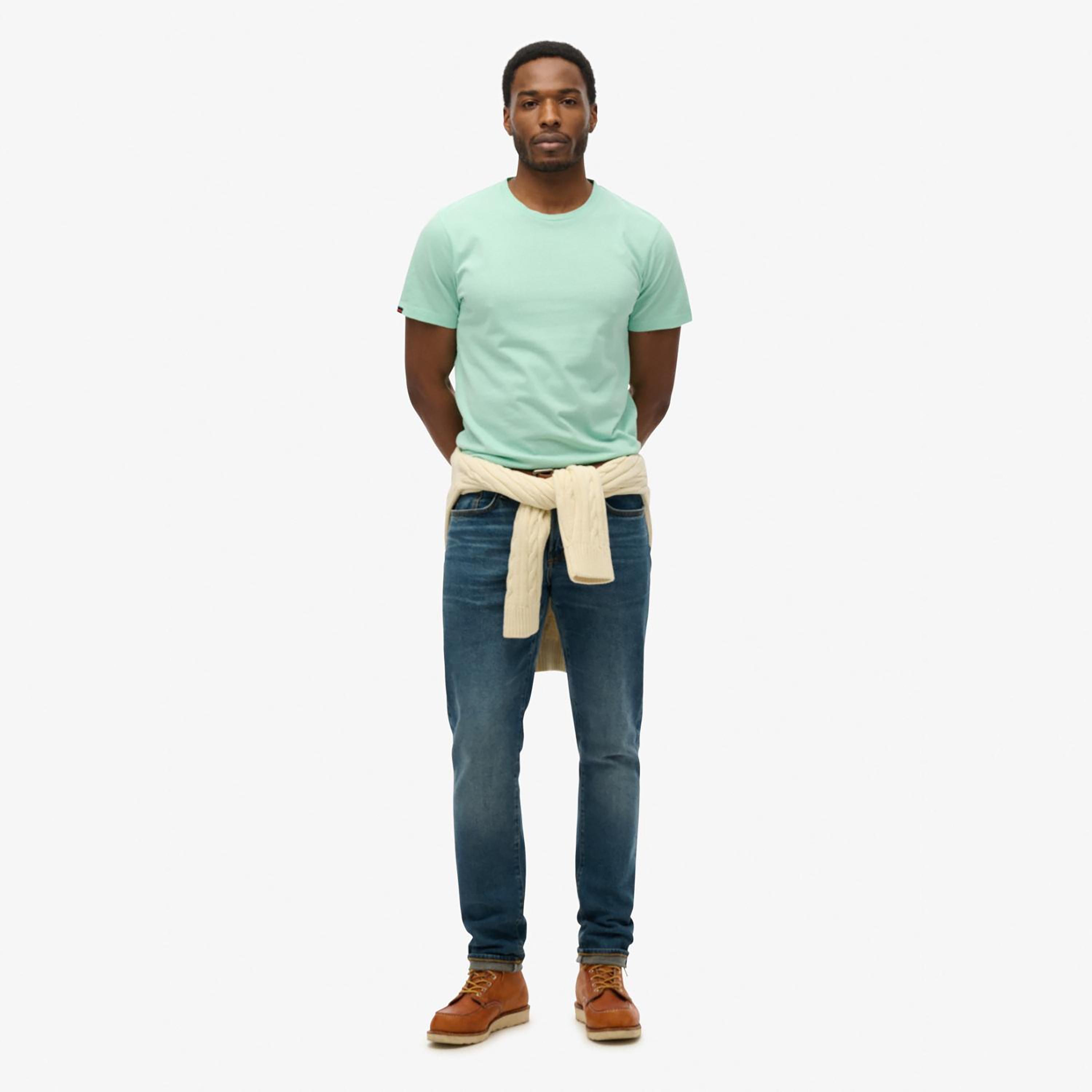 Superdry Plain Crew Neck Short Sleeves Men's T-Shirt-men-clothing-tshirtsandpolos-tshirts-image-2