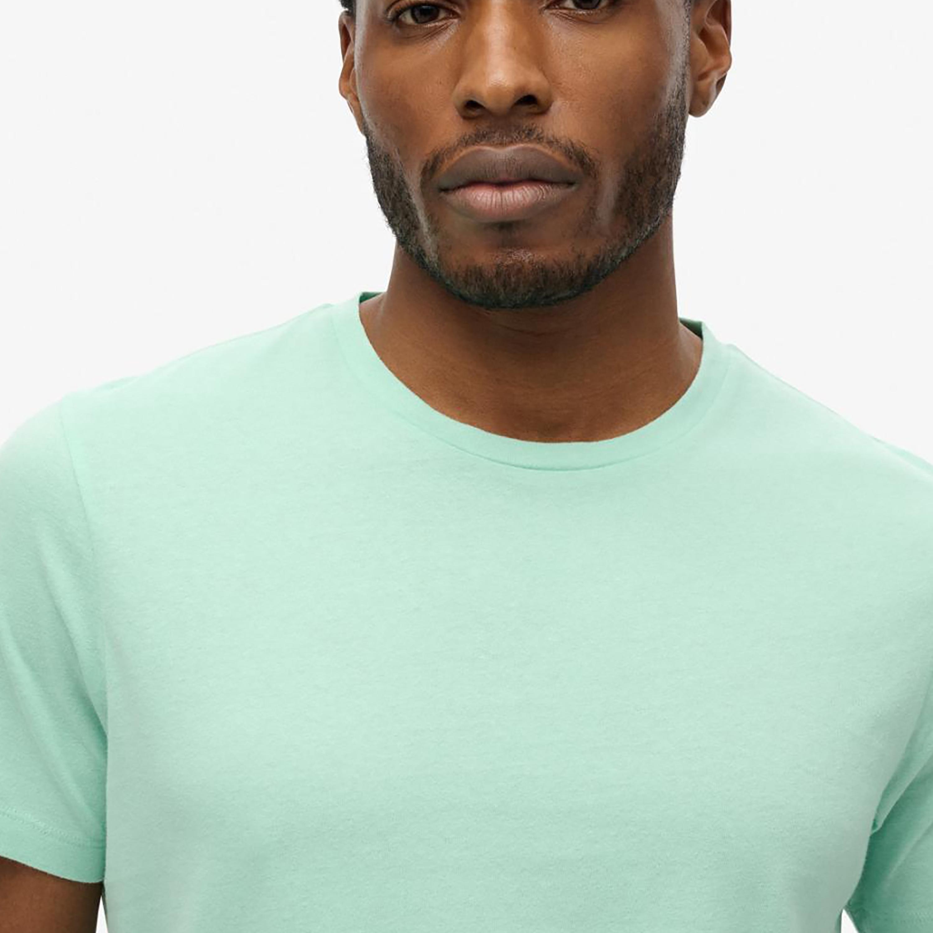 Superdry Plain Crew Neck Short Sleeves Men's T-Shirt-men-clothing-tshirtsandpolos-tshirts-image-3