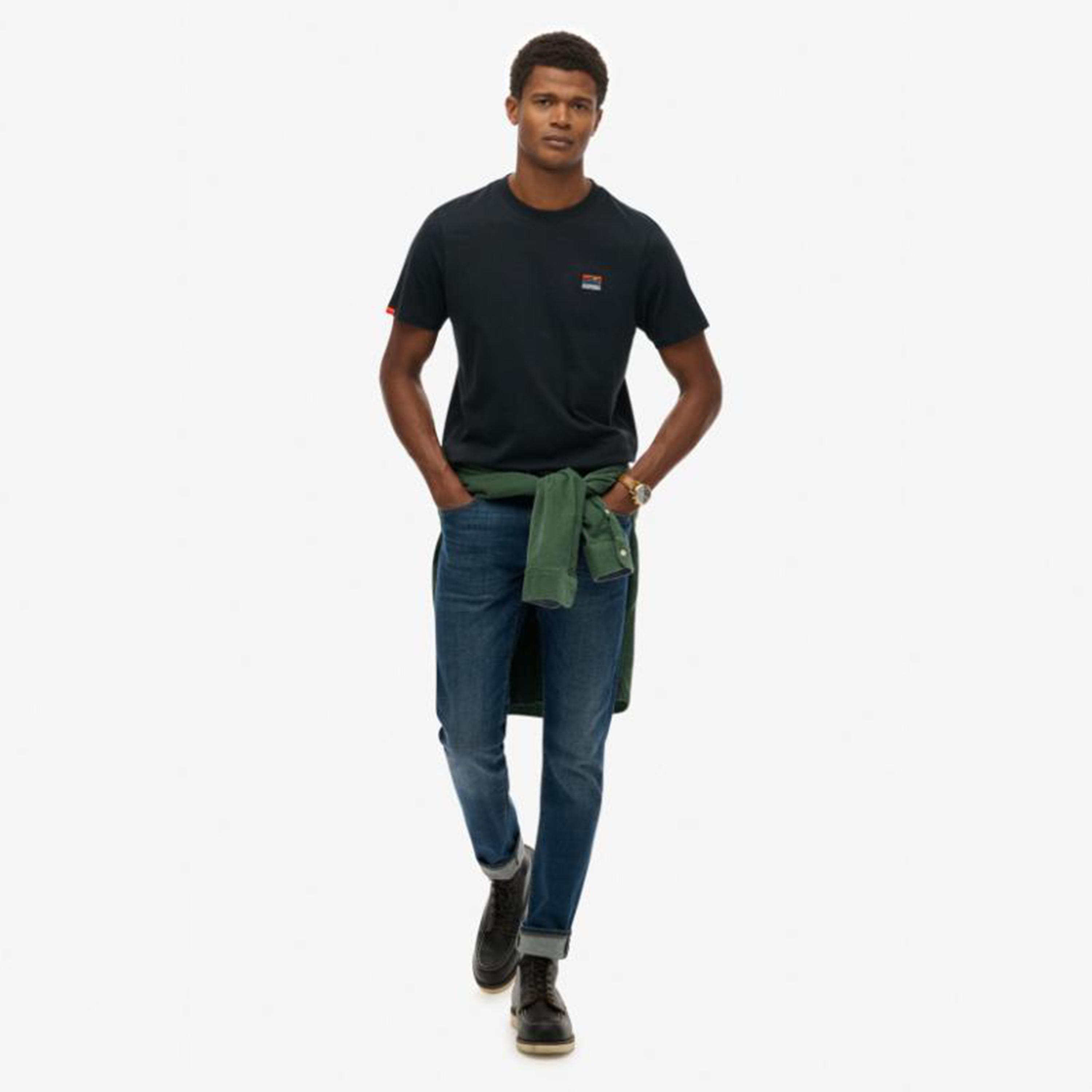 Superdry Plain Crew Neck Short Sleeves Men's T-Shirt-men-clothing-tshirtsandpolos-tshirts-image-2