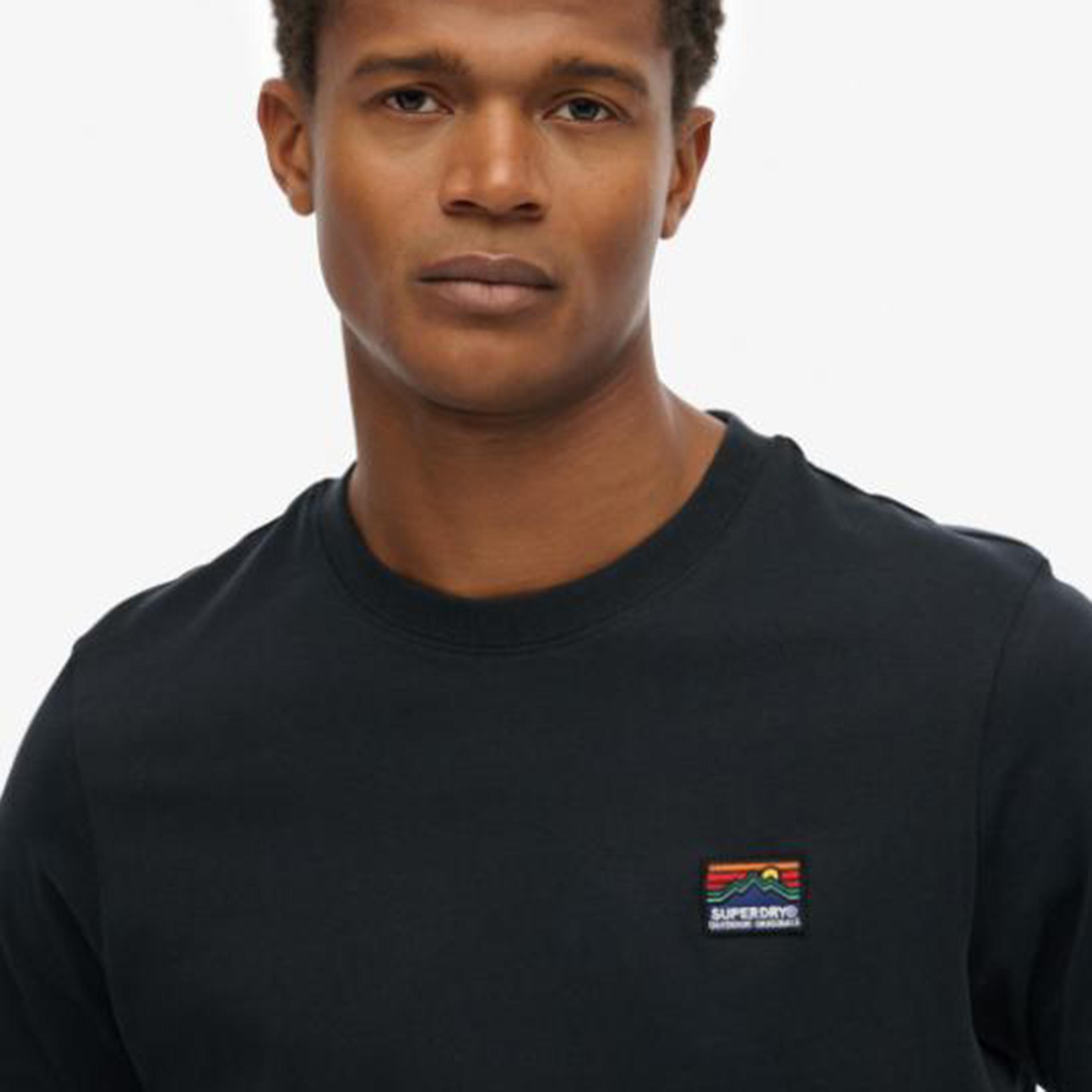 Superdry Plain Crew Neck Short Sleeves Men's T-Shirt-men-clothing-tshirtsandpolos-tshirts-image-3