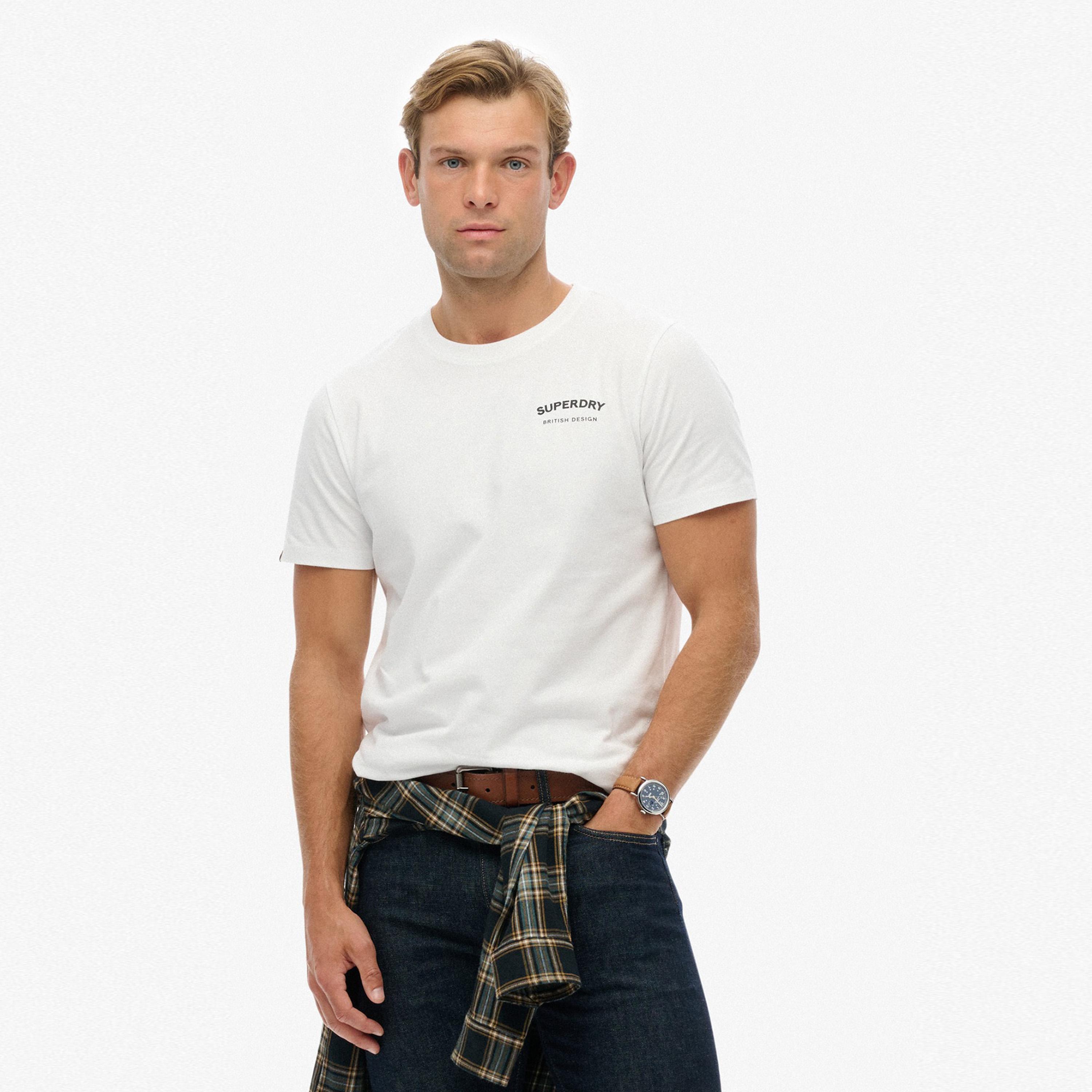 Superdry Plain Crew Neck Short Sleeves Men's T-Shirt-men-clothing-tshirtsandpolos-tshirts-image-1