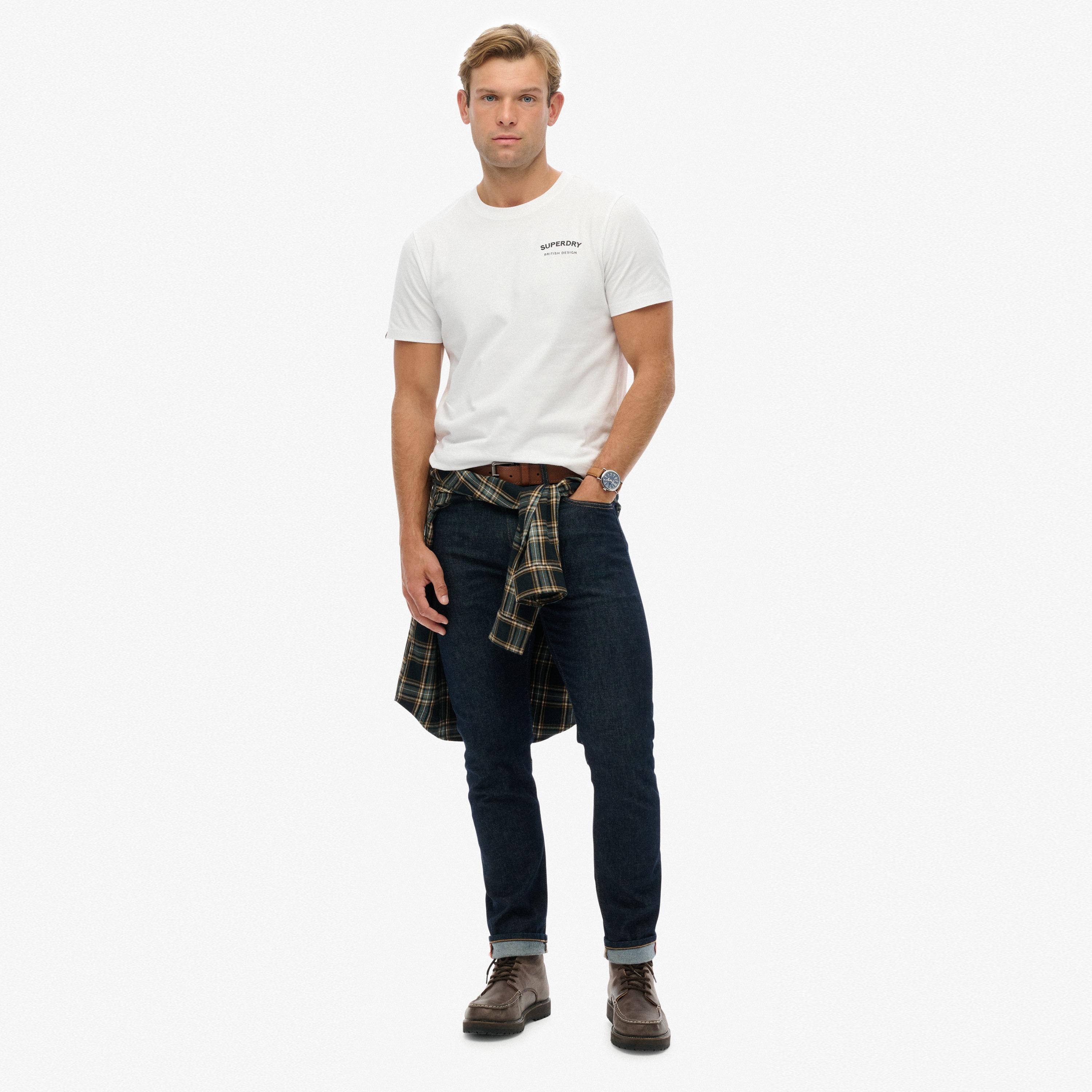 Superdry Plain Crew Neck Short Sleeves Men's T-Shirt-men-clothing-tshirtsandpolos-tshirts-image-2