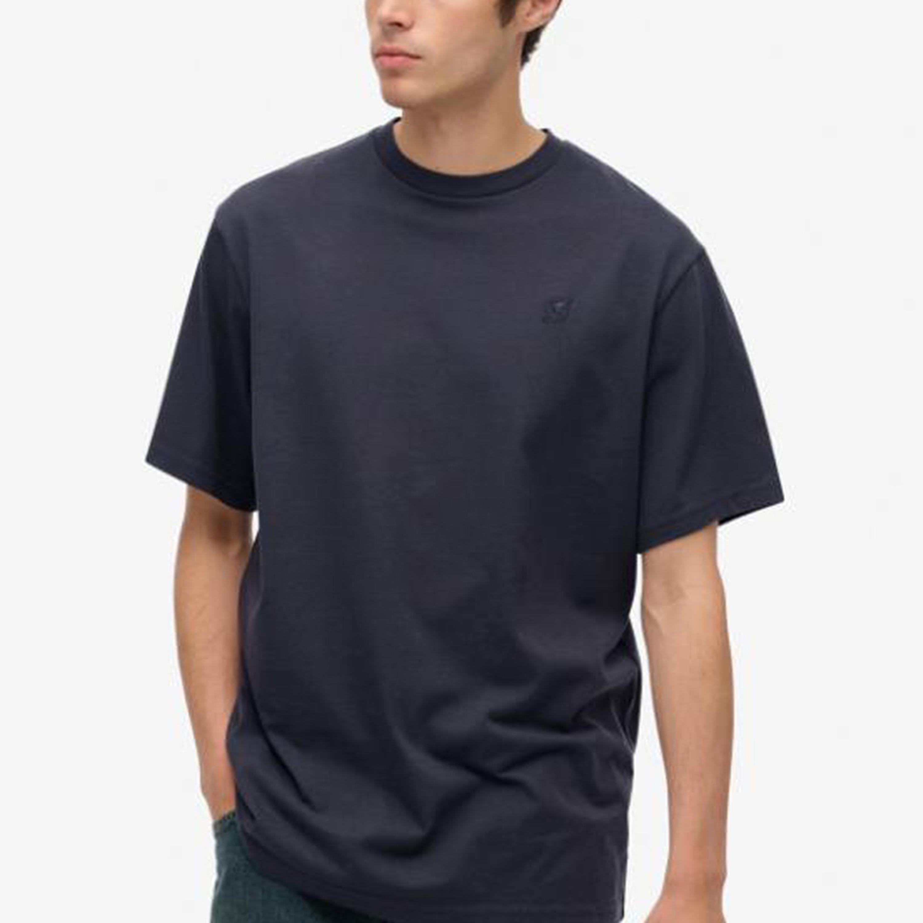 Superdry Plain Crew Neck Short Sleeves Men's T-Shirt-men-clothing-tshirtsandpolos-tshirts-image-4