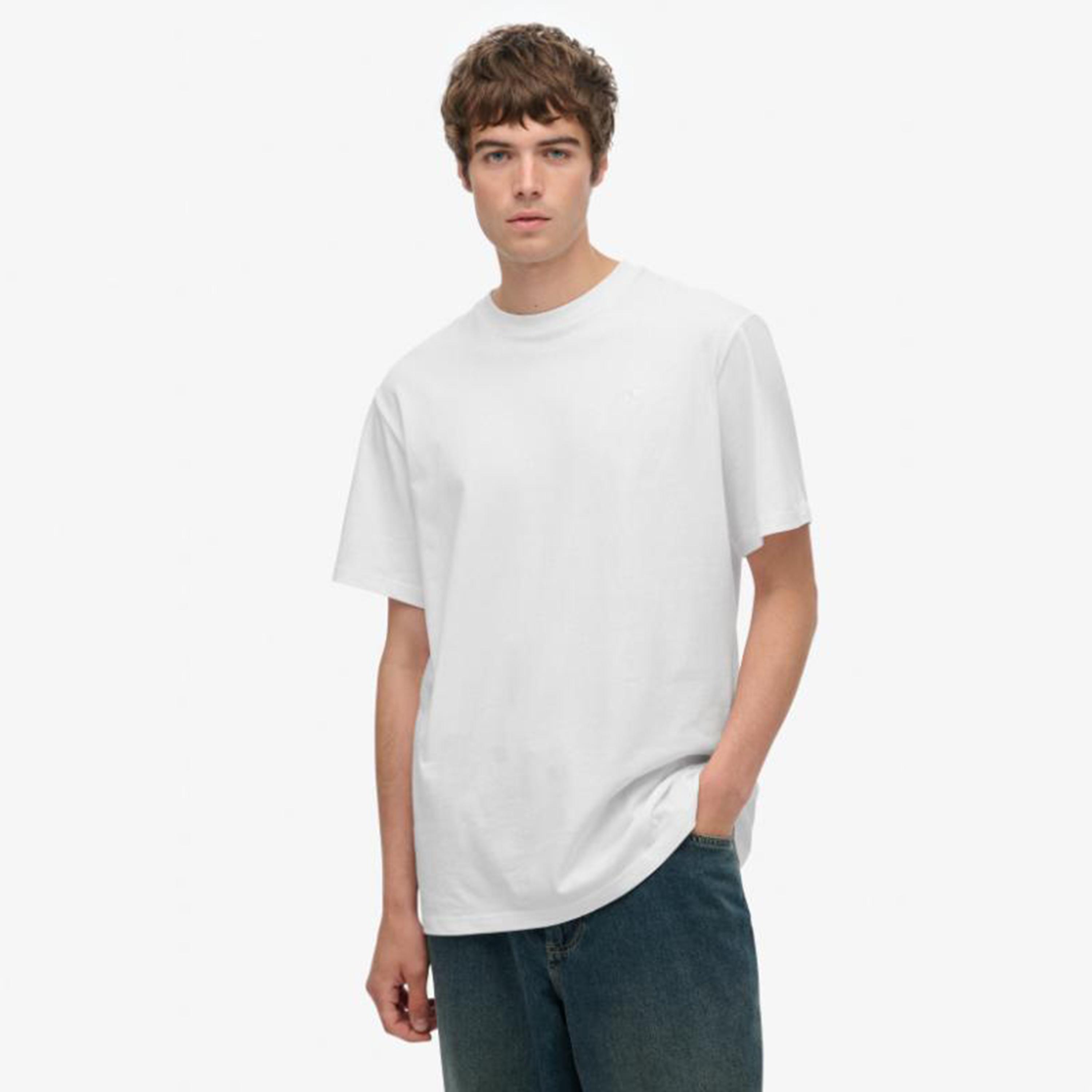 تيشيرت رجالي سادة بياقة دائرية وأكمام قصيرة من سوبردراي-men-clothing-tshirtsandpolos-tshirts-image-1