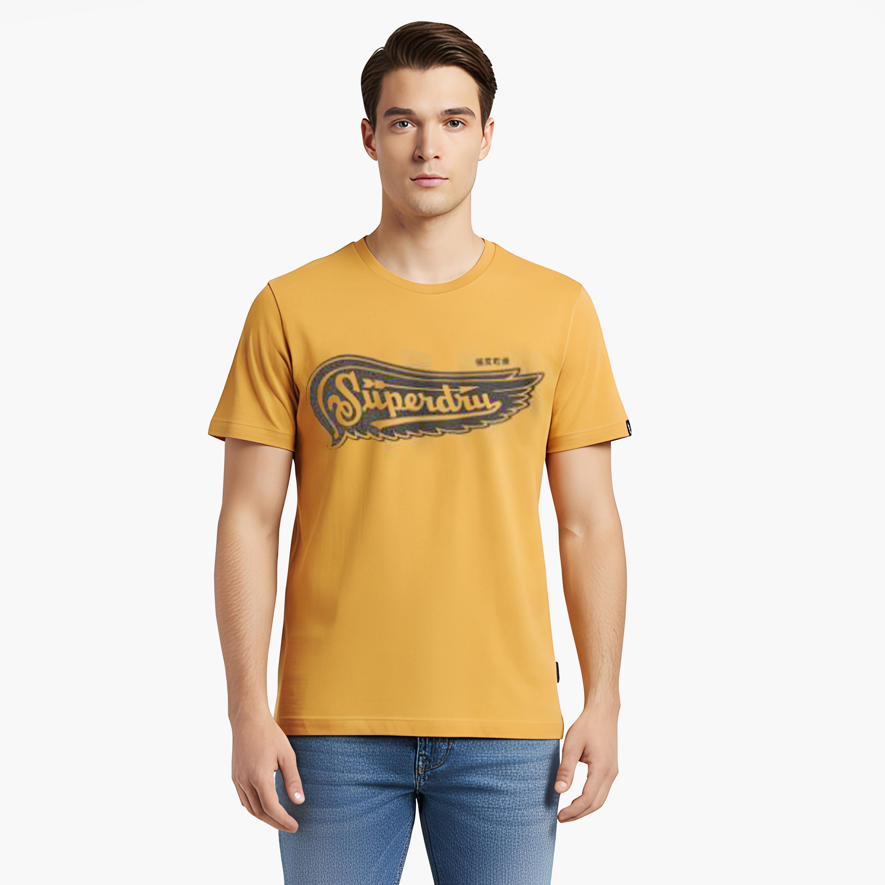 تيشيرت رجالي بقبة دائرية وأكمام قصيرة بطبعة رسومية من سوبردراي-men-clothing-tshirtsandpolos-tshirts-image-1