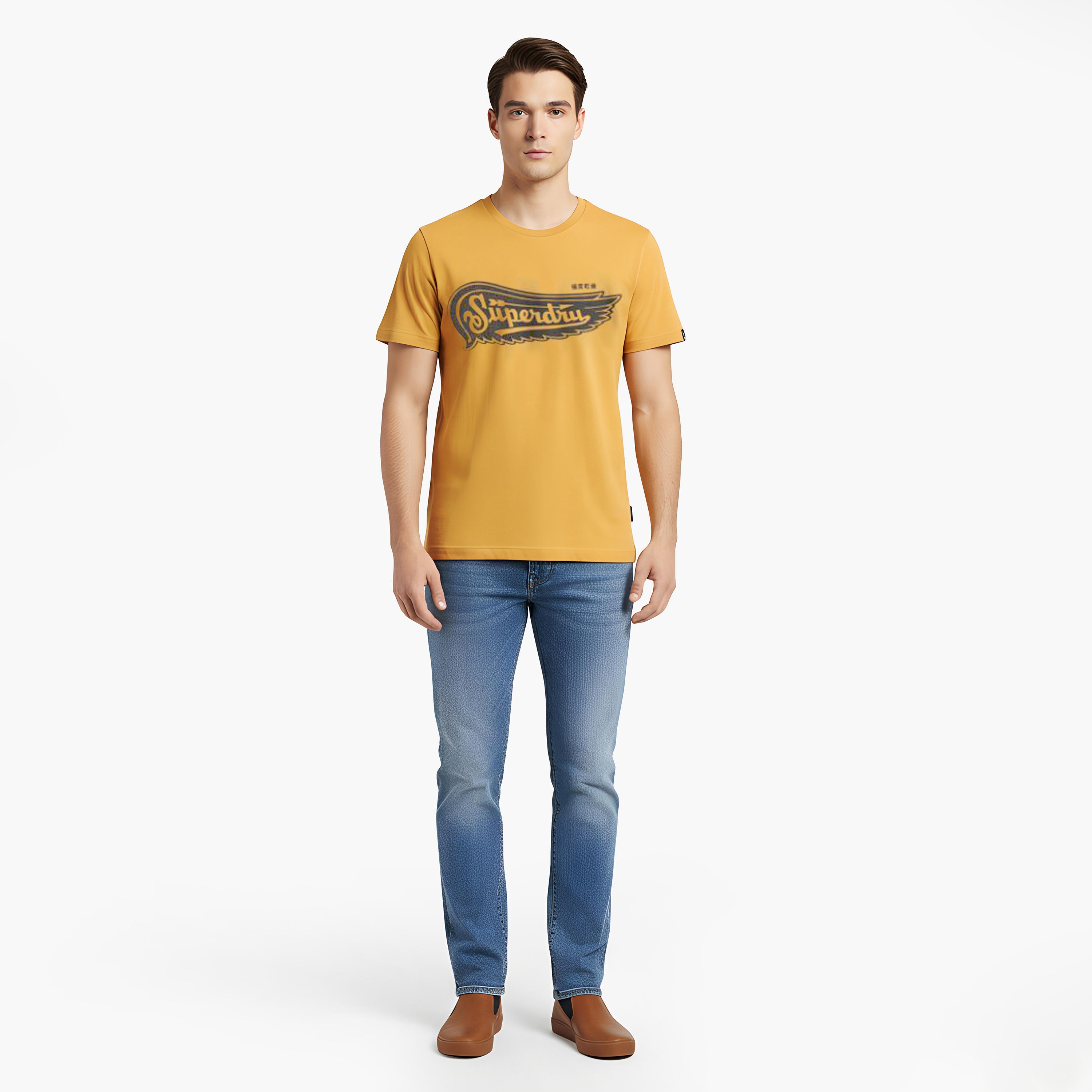 تيشيرت رجالي بقبة دائرية وأكمام قصيرة بطبعة رسومية من سوبردراي-men-clothing-tshirtsandpolos-tshirts-image-2