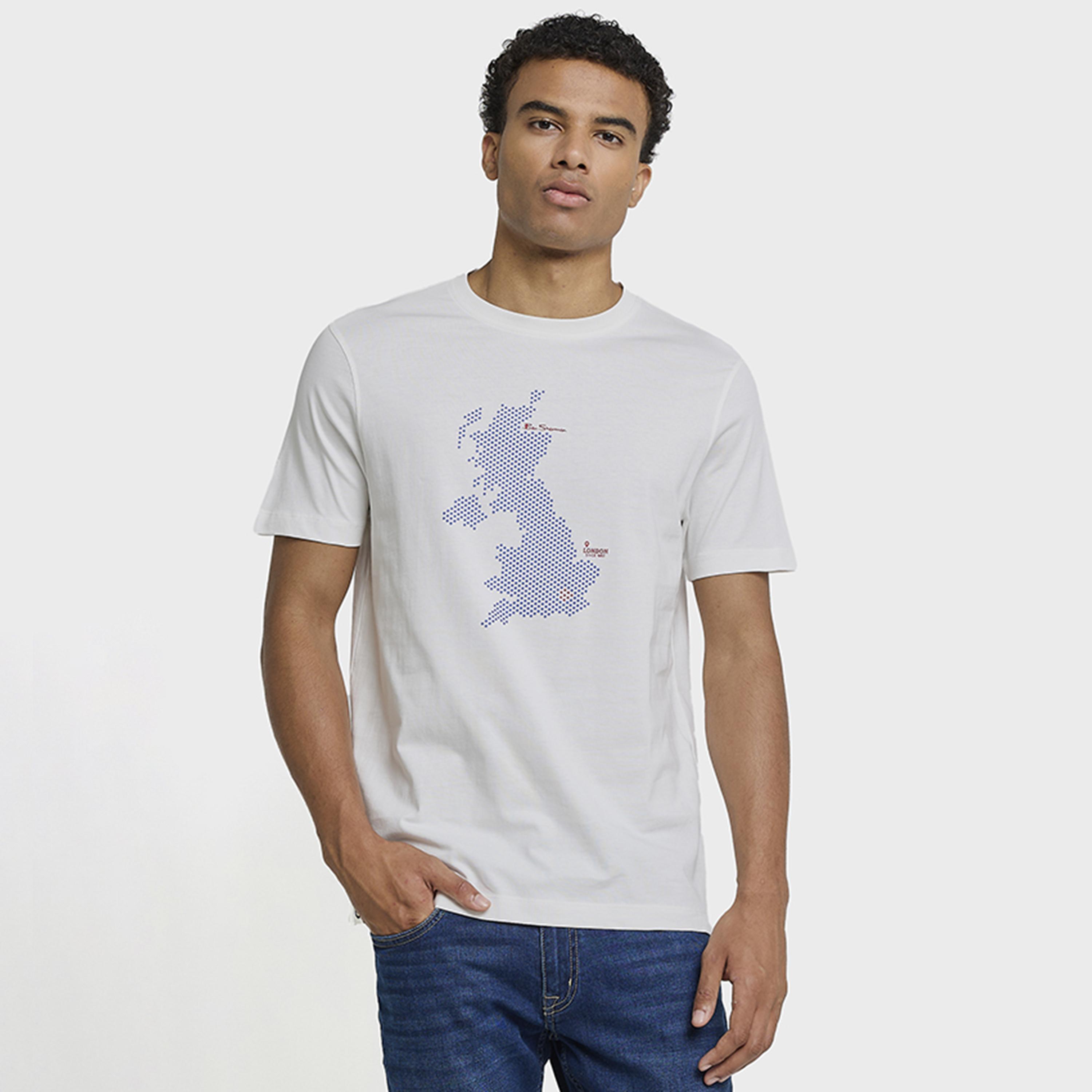 BEN SHERMAN Graphic Print Crew Neck Short Sleeves Men's T-Shirt-men-clothing-tshirtsandpolos-tshirts-image-1