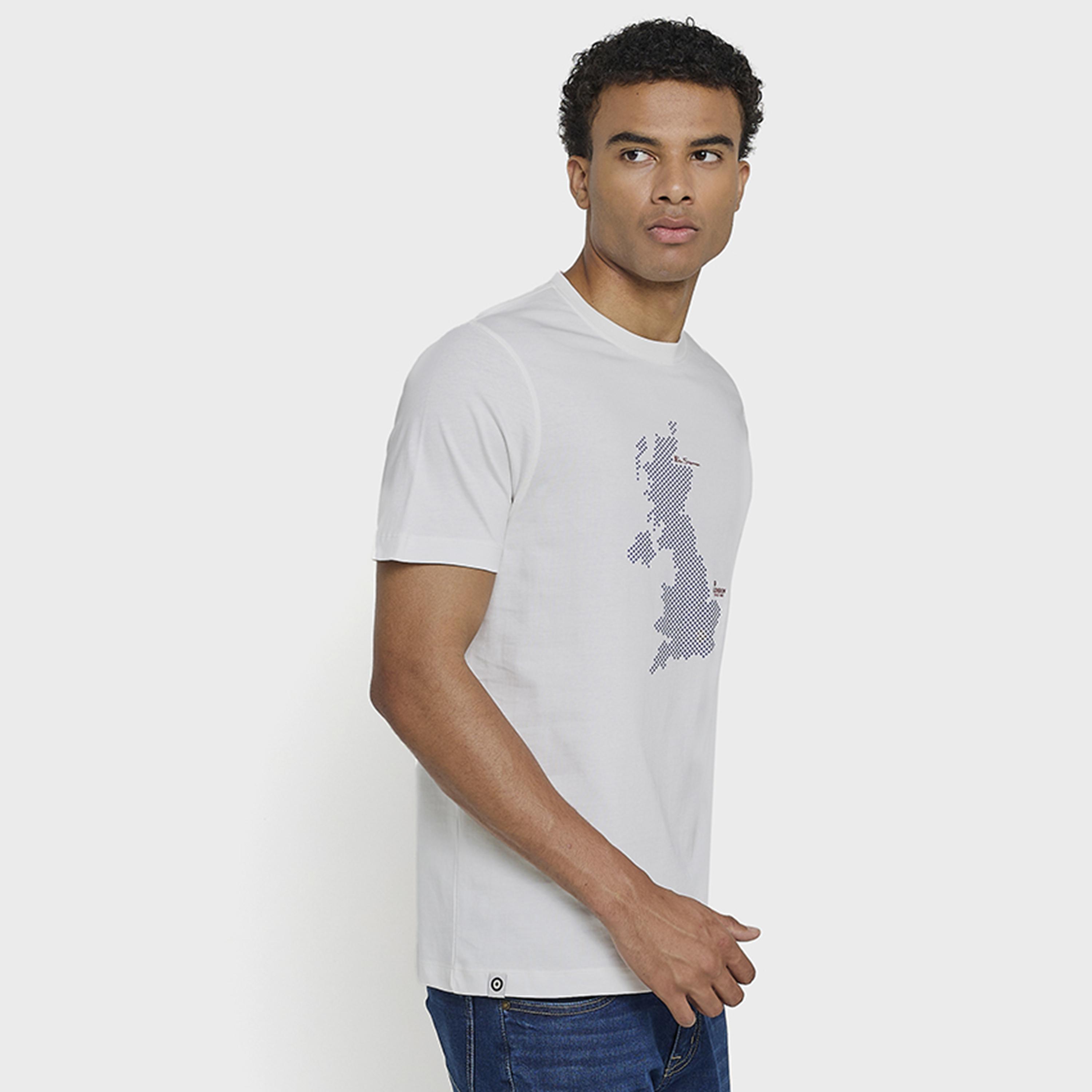 BEN SHERMAN Graphic Print Crew Neck Short Sleeves Men's T-Shirt-men-clothing-tshirtsandpolos-tshirts-image-2
