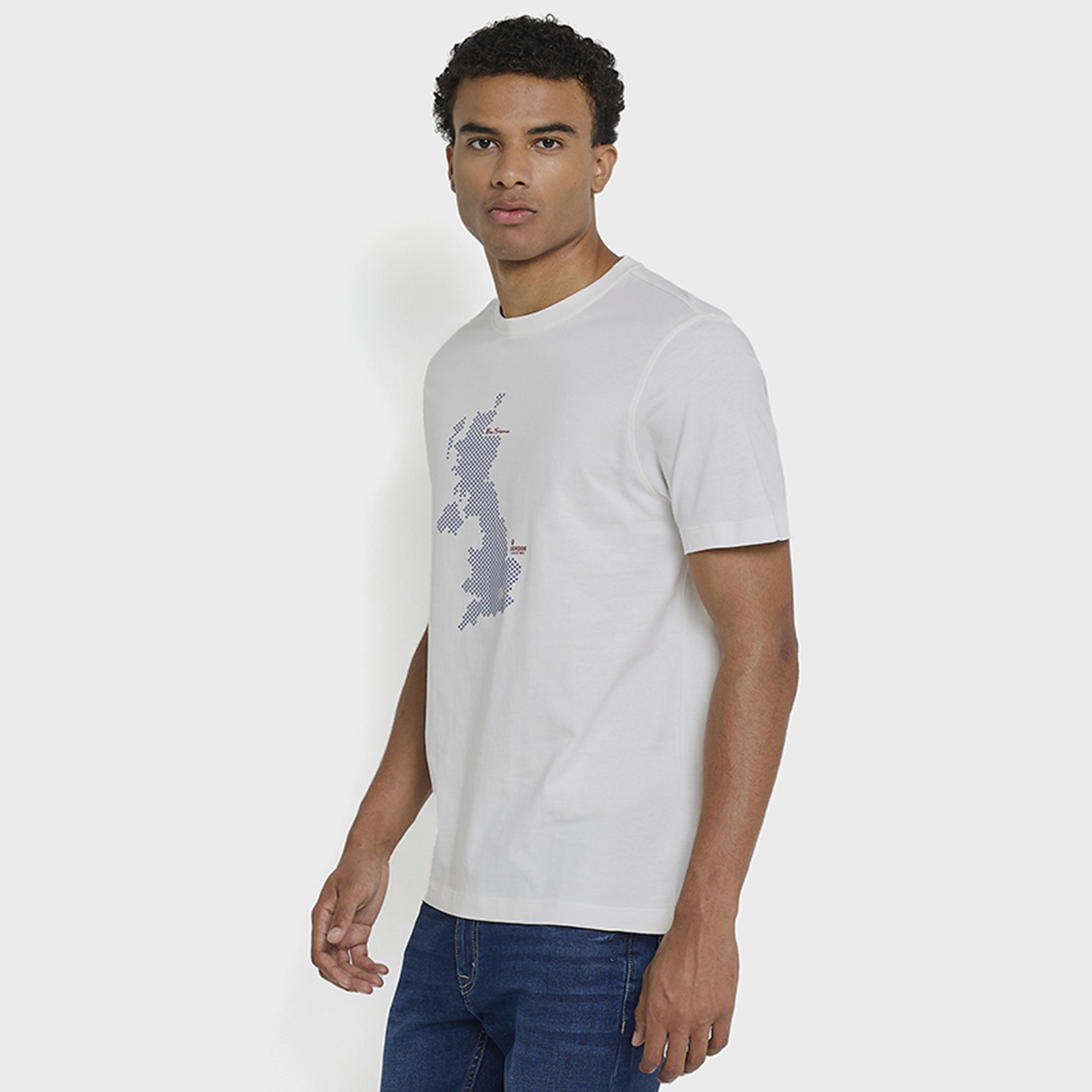 تيشيرت رجالي بياقة دائرية وأكمام قصيرة مطبوع برسومات جرافيكية من بن شيرمان-men-clothing-tshirtsandpolos-tshirts-image-3