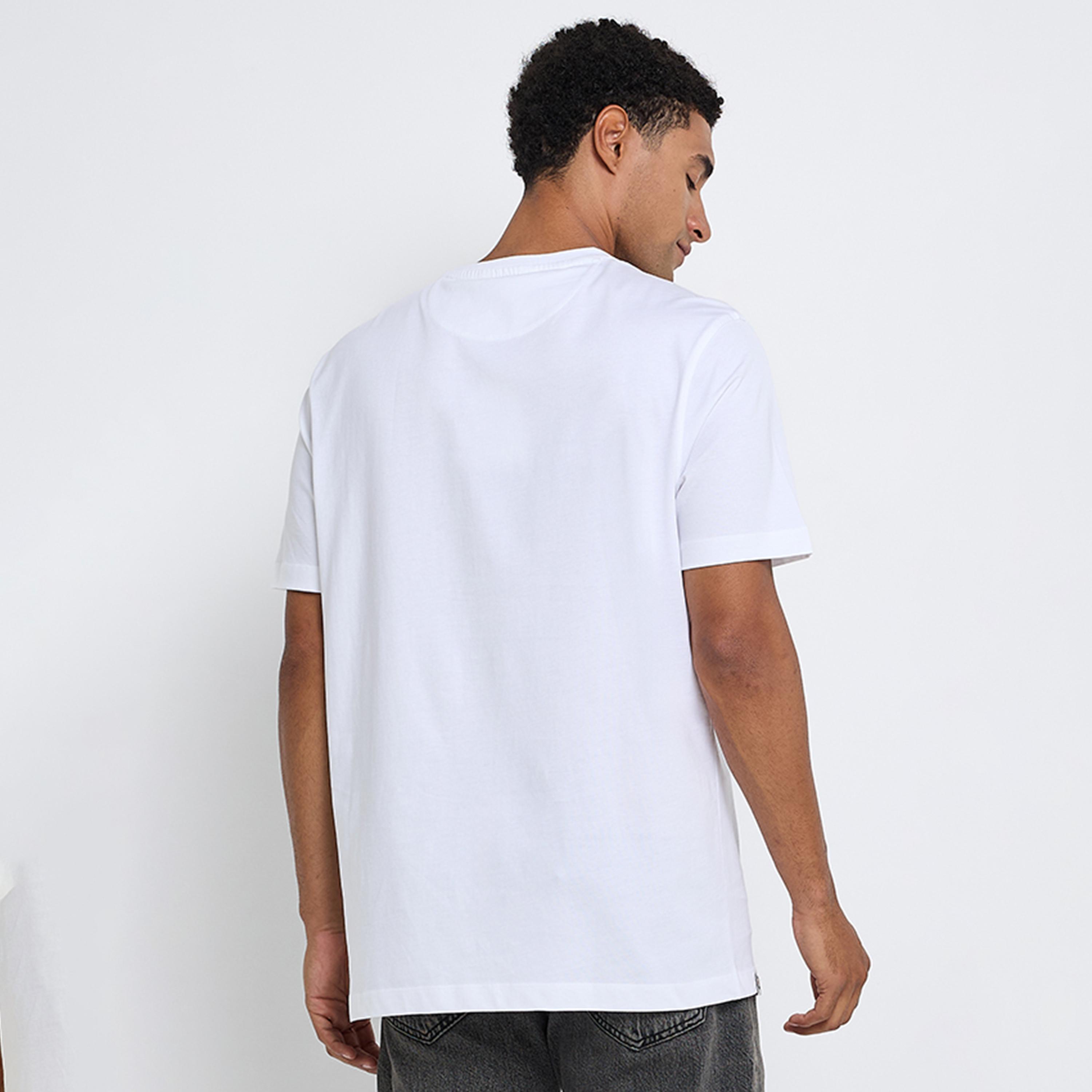 تيشيرت رجالي بياقة دائرية وأكمام قصيرة مطبوع برسومات جرافيكية من بن شيرمان-men-clothing-tshirtsandpolos-tshirts-image-4