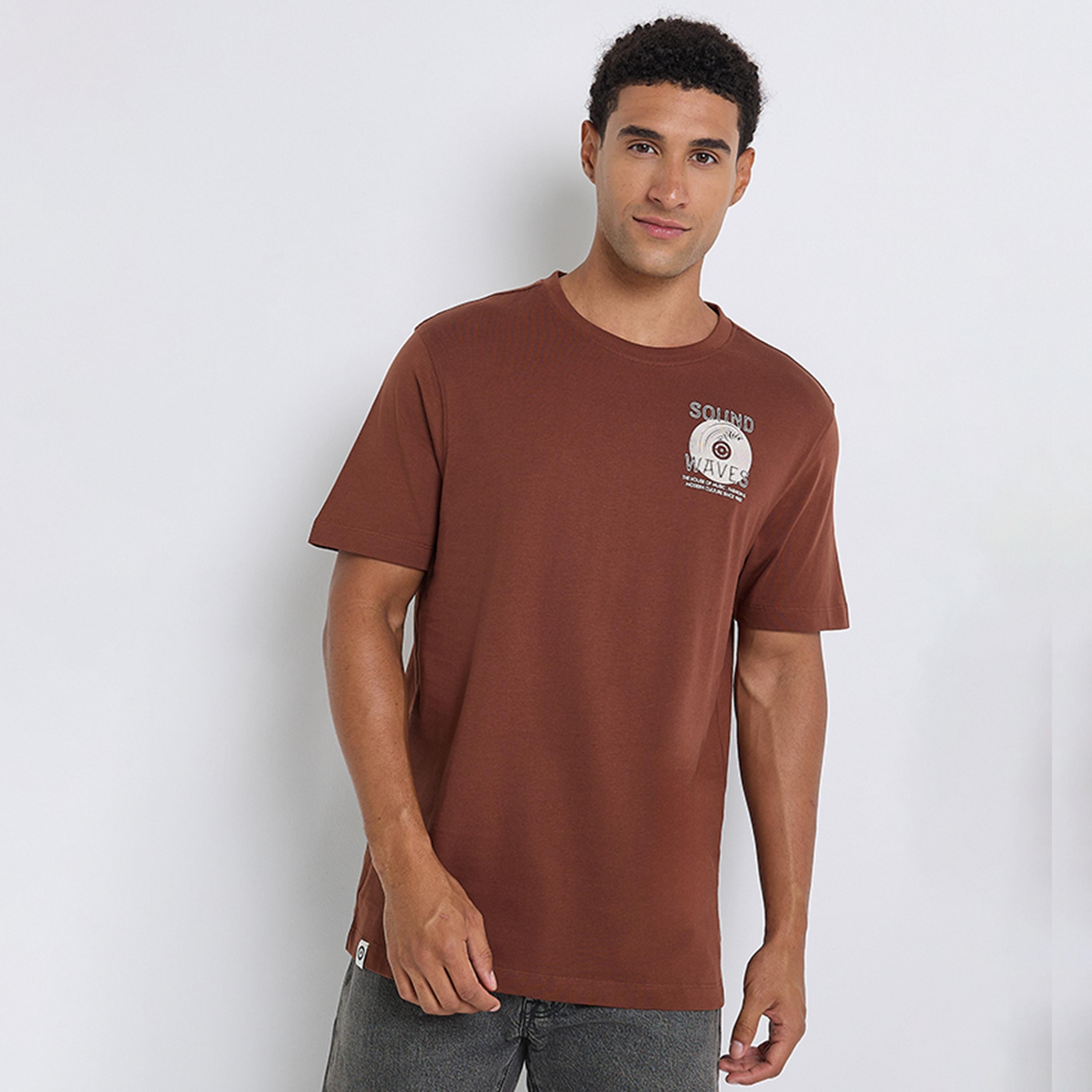 BEN SHERMAN Graphic Print Crew Neck Short Sleeves Men's T-Shirt-men-clothing-tshirtsandpolos-tshirts-image-1