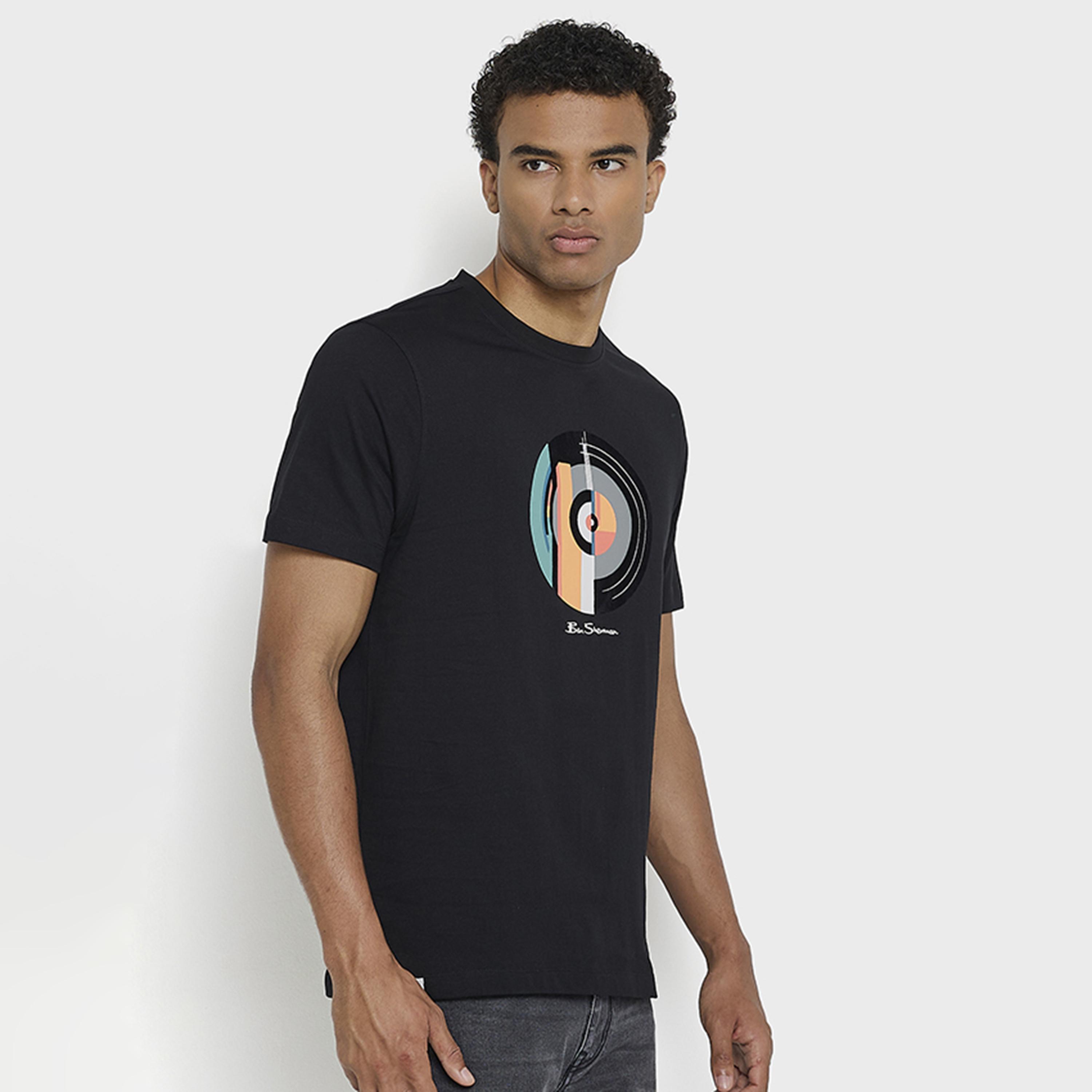BEN SHERMAN Graphic Print Crew Neck Short Sleeves Men's T-Shirt-men-clothing-tshirtsandpolos-tshirts-image-2