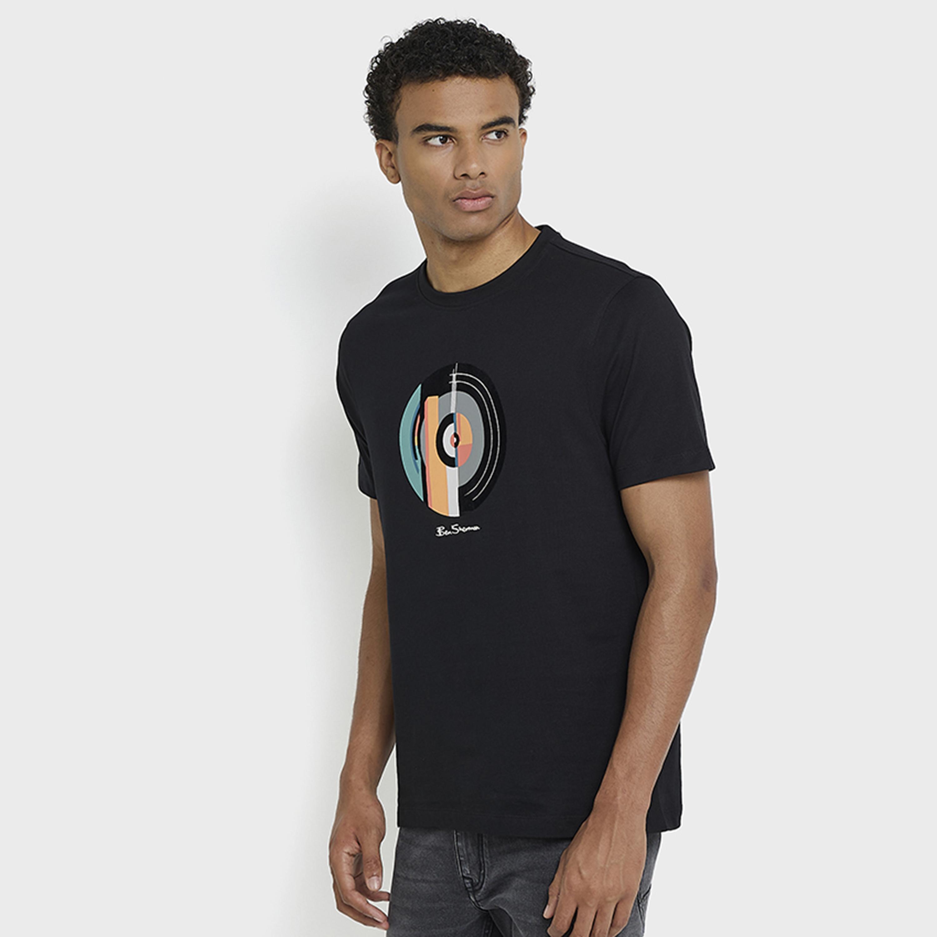BEN SHERMAN Graphic Print Crew Neck Short Sleeves Men's T-Shirt-men-clothing-tshirtsandpolos-tshirts-image-3