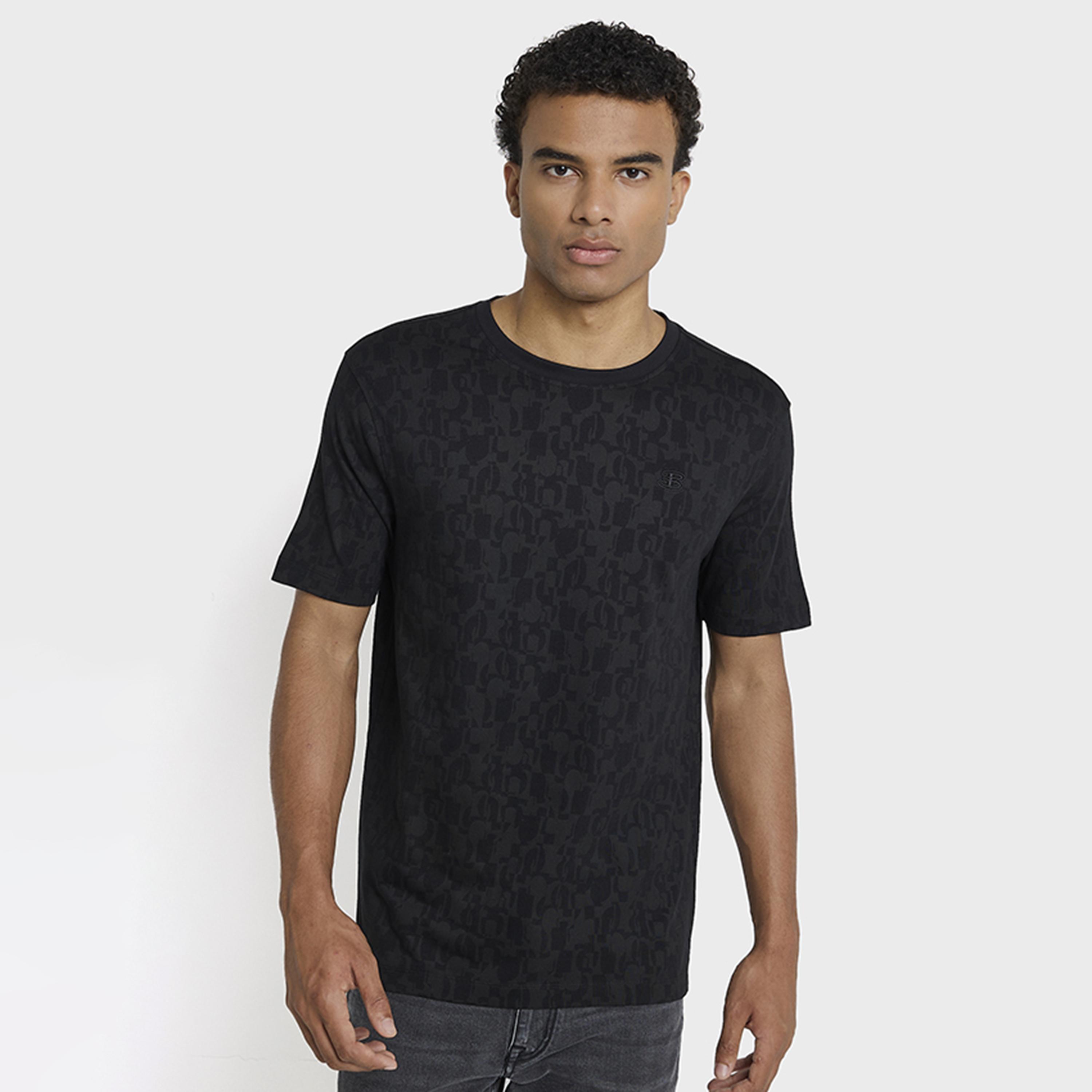 BEN SHERMAN All-Over Printed Crew Neck Short Sleeves Men's T-Shirt-men-clothing-tshirtsandpolos-tshirts-image-1