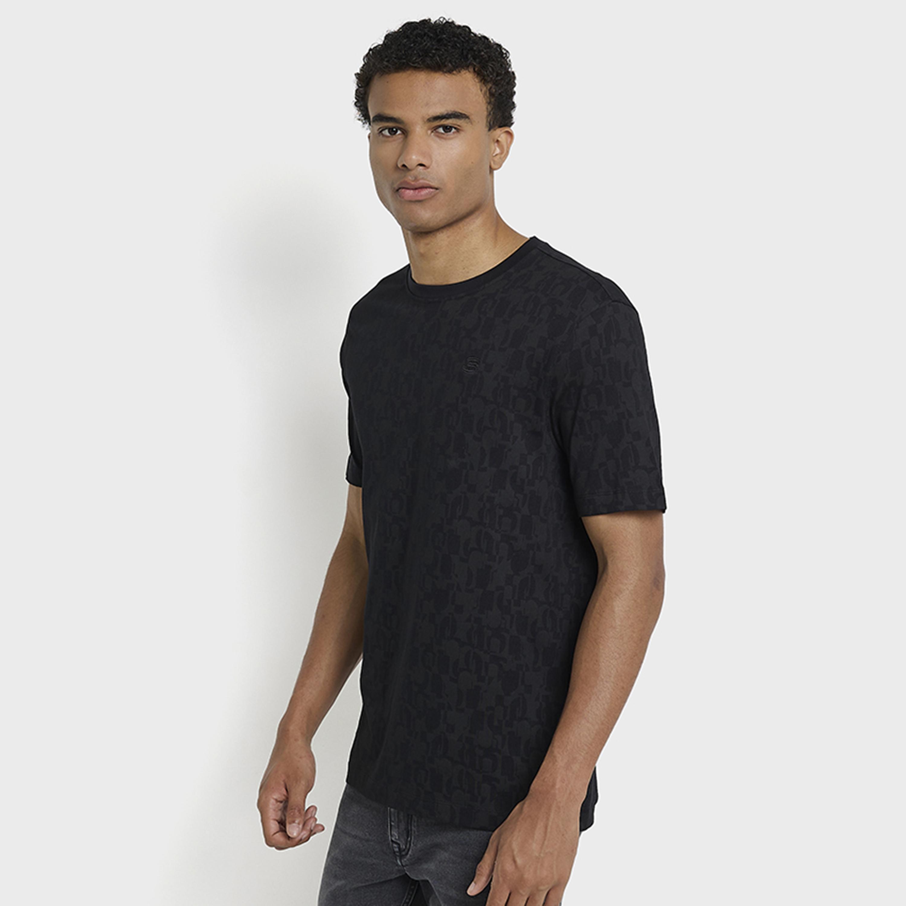 تيشيرت رجالي بياقة دائرية وأكمام قصيرة مطبوع بالكامل من بن شيرمان-men-clothing-tshirtsandpolos-tshirts-image-3