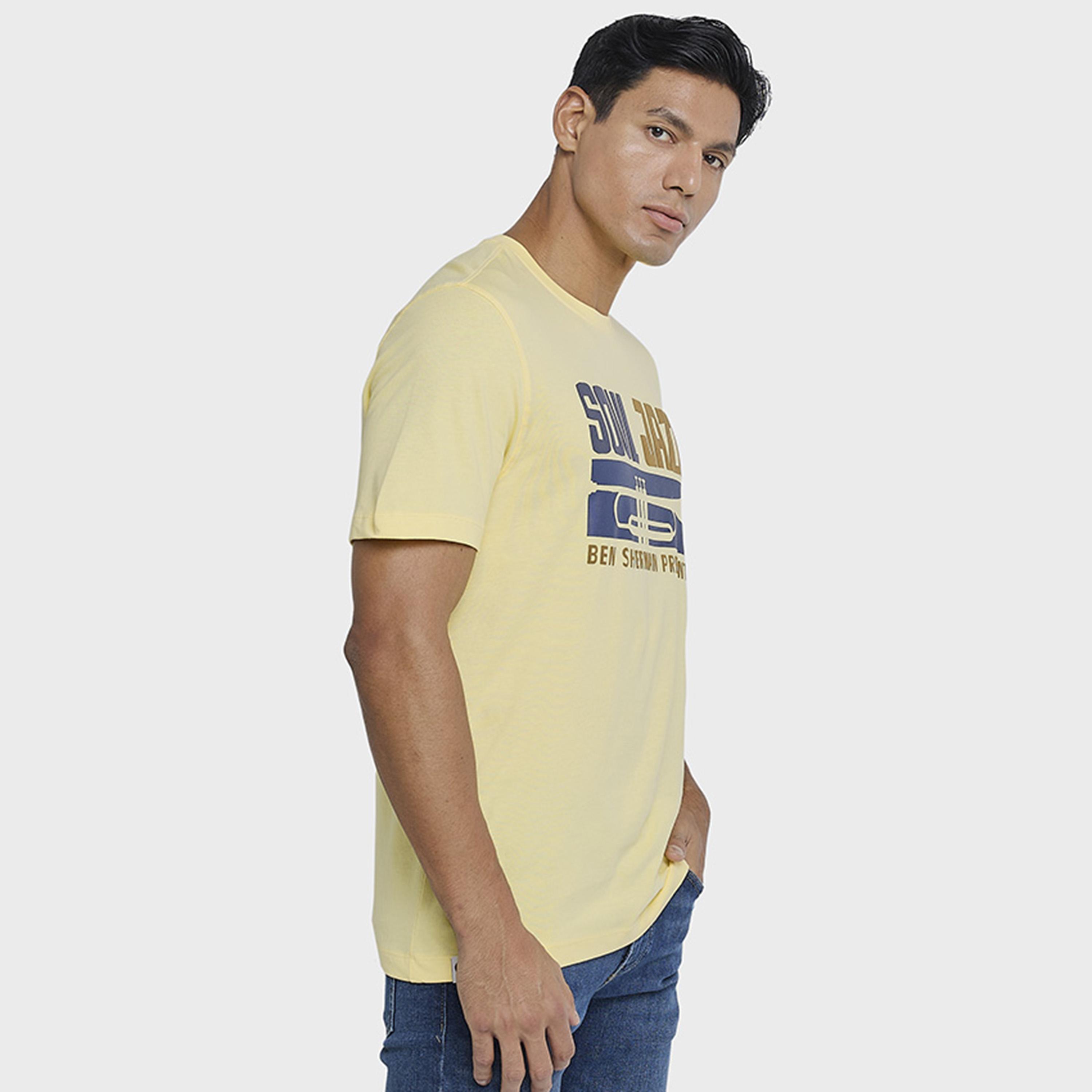 BEN SHERMAN Graphic Print Crew Neck Short Sleeves Men's T-Shirt-men-clothing-tshirtsandpolos-tshirts-image-2