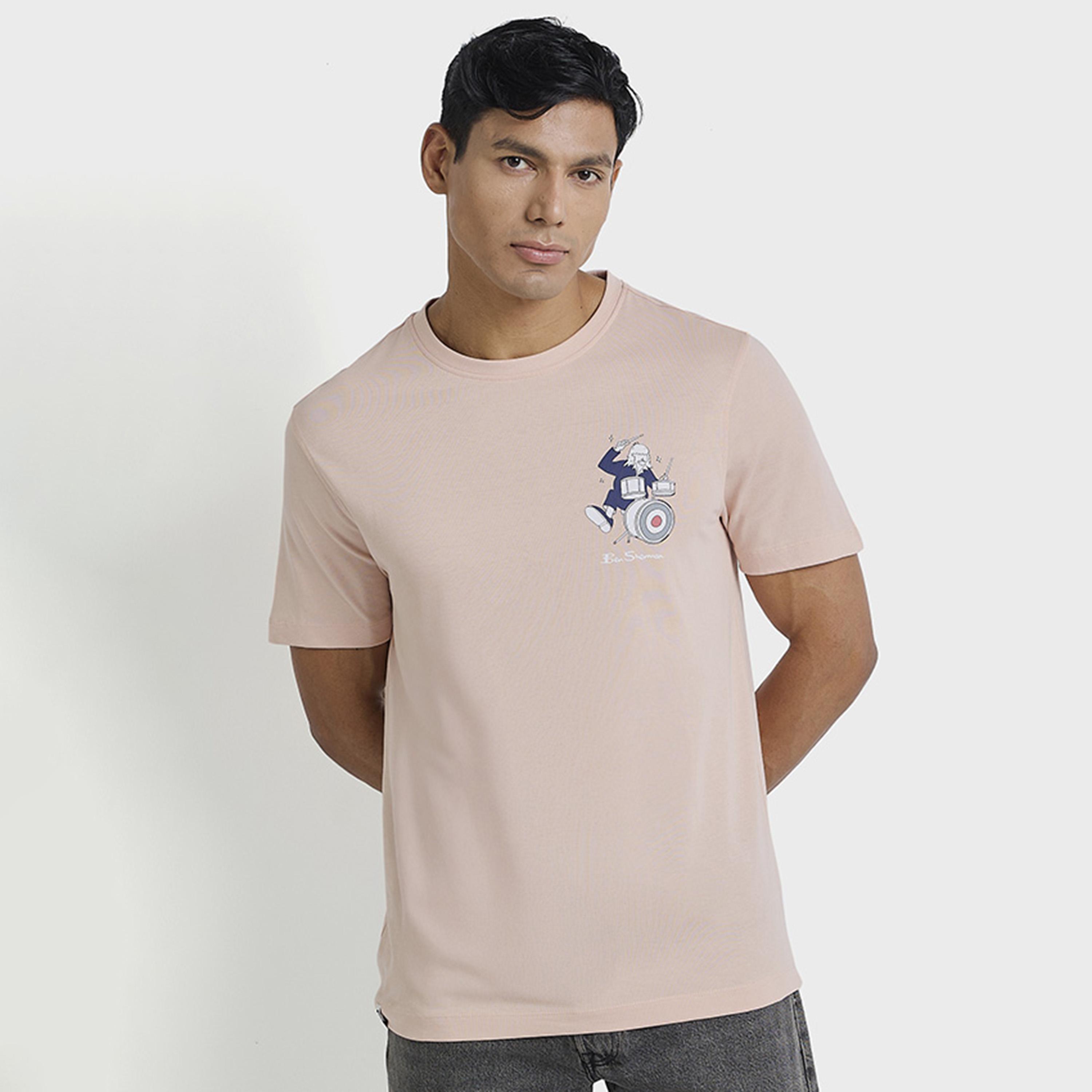 BEN SHERMAN Printed Crew Neck Short Sleeves Men's T-Shirt-men-clothing-tshirtsandpolos-tshirts-image-5