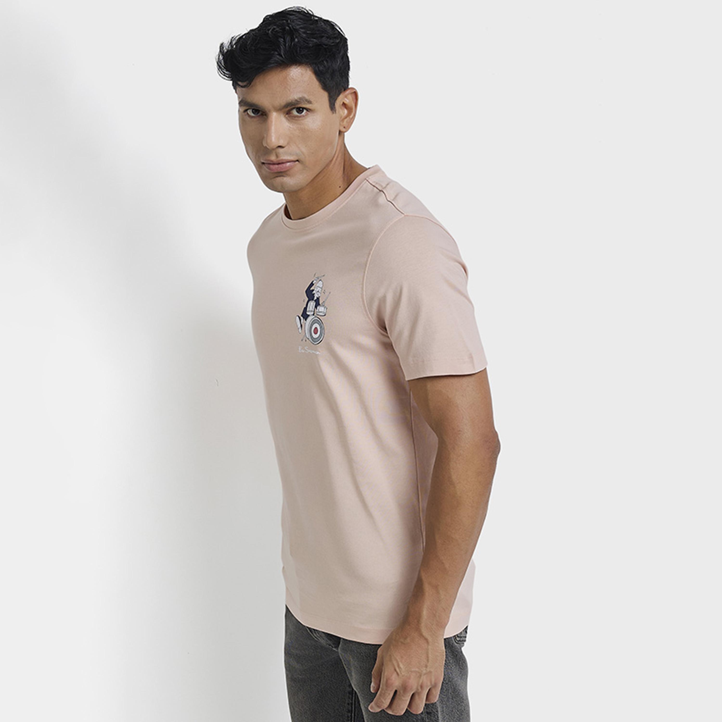 BEN SHERMAN Printed Crew Neck Short Sleeves Men's T-Shirt-men-clothing-tshirtsandpolos-tshirts-image-7
