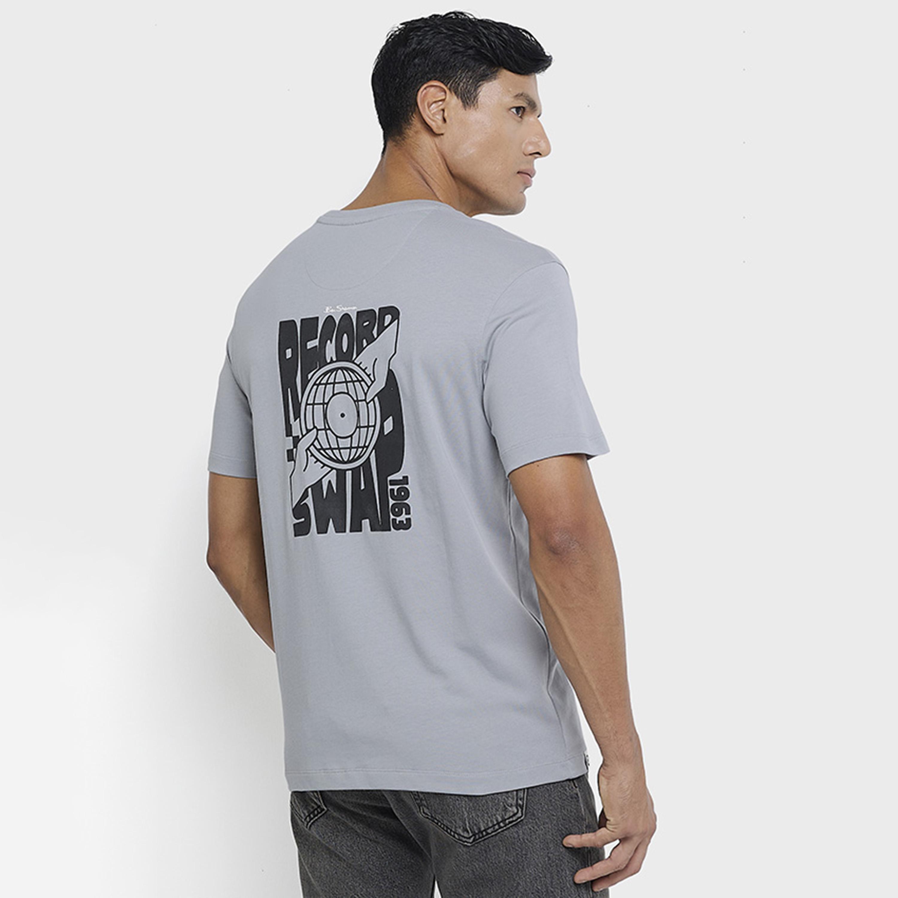 BEN SHERMAN Graphic Print Crew Neck Short Sleeves Men's T-Shirt-men-clothing-tshirtsandpolos-tshirts-image-4