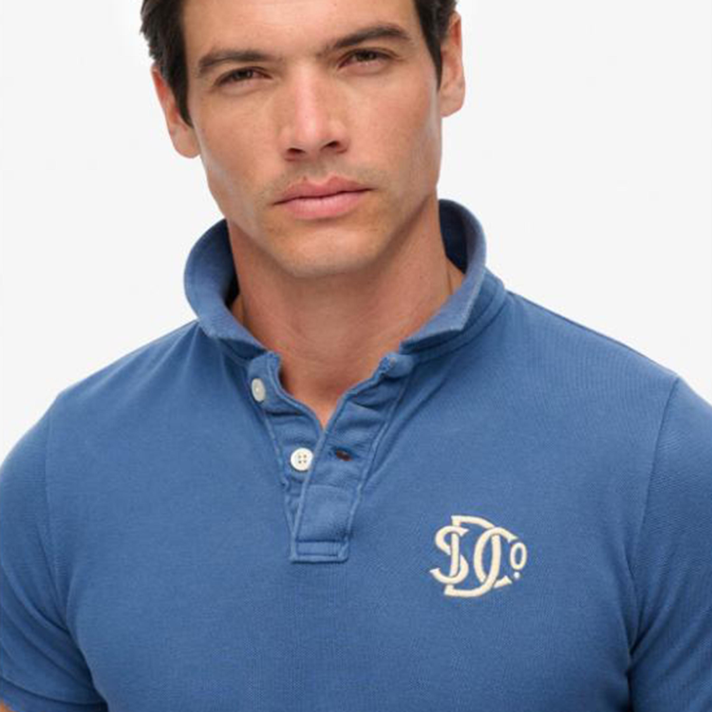 Superdry Plain Collared Short Sleeves Men's Polo T-Shirt-men-clothing-tshirtsandpolos-polos-image-3