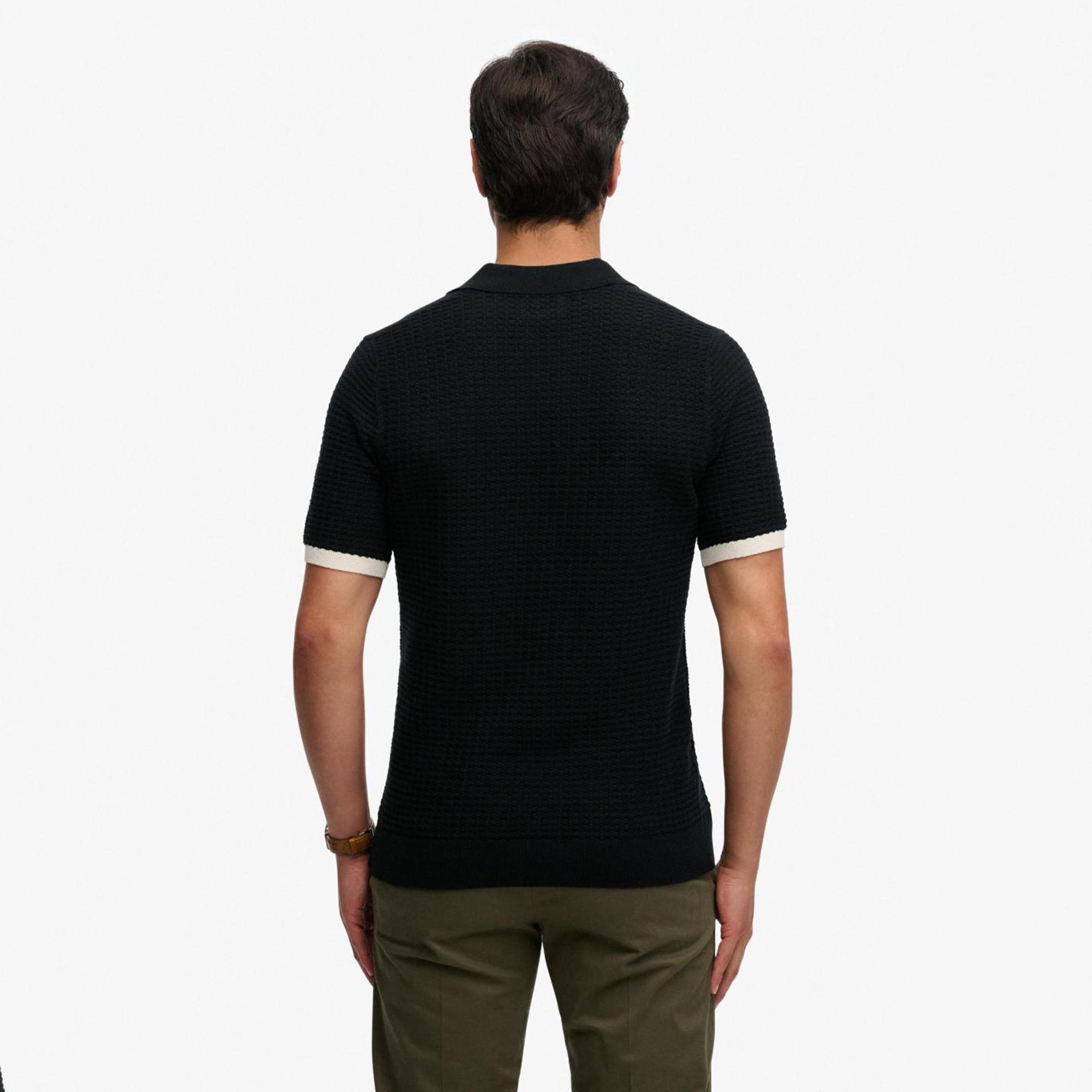 Superdry Knitted Jonny Collar Short Sleeves Men's Polo T-Shirt-men-clothing-tshirtsandpolos-polos-image-5