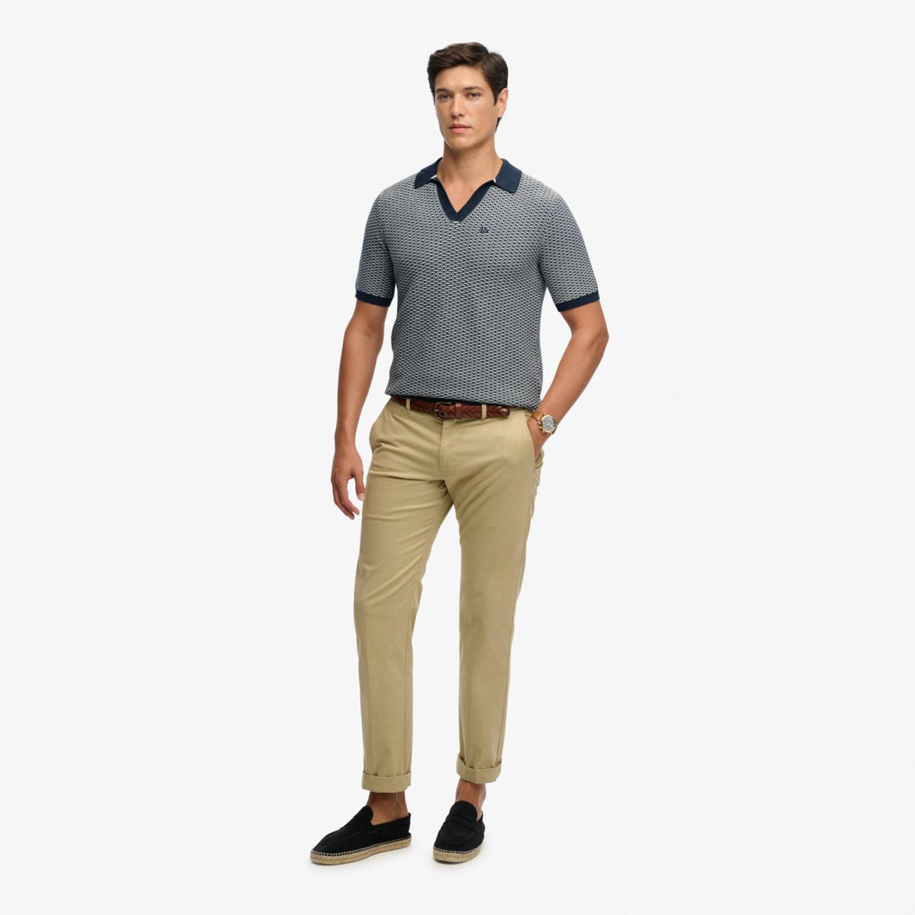تيشيرت بولو رجالي محبوك بأكمام قصيرة وياقة جوني من سوبردراي-men-clothing-tshirtsandpolos-polos-image-2