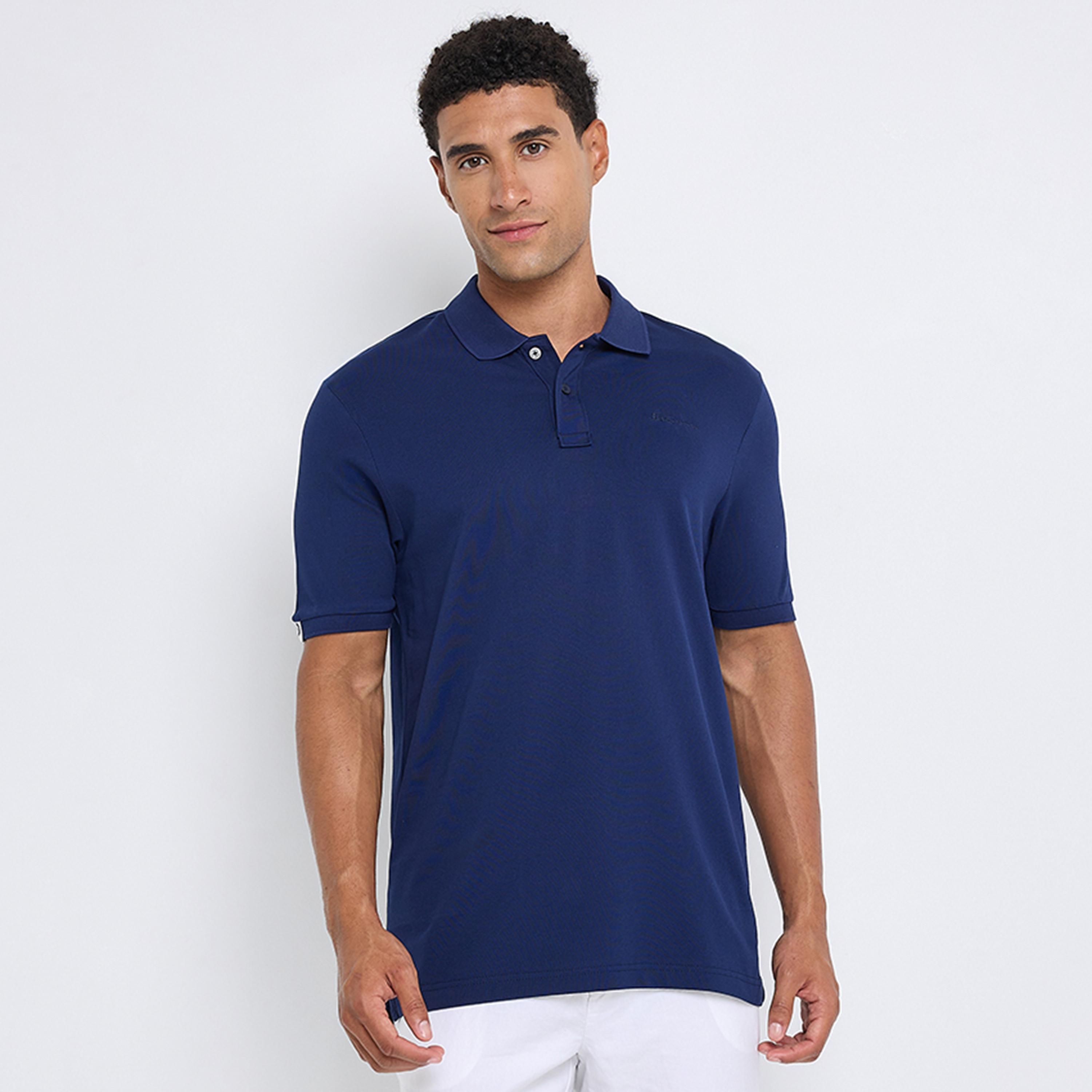تيشيرت بولو رجالي سادة بياقة وأكمام قصيرة من بن شيرمان-men-clothing-tshirtsandpolos-polos-image-9