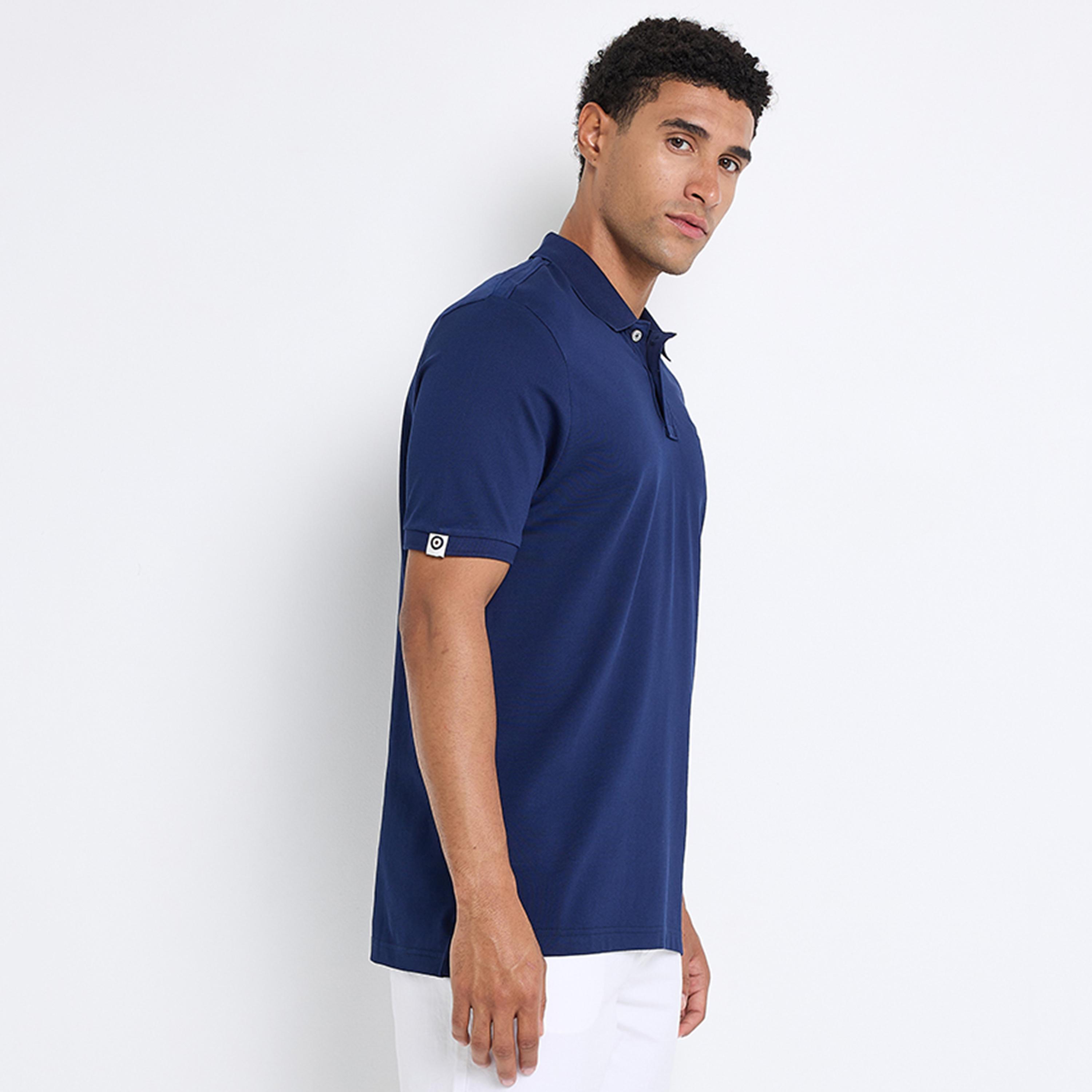 تيشيرت بولو رجالي سادة بياقة وأكمام قصيرة من بن شيرمان-men-clothing-tshirtsandpolos-polos-image-13