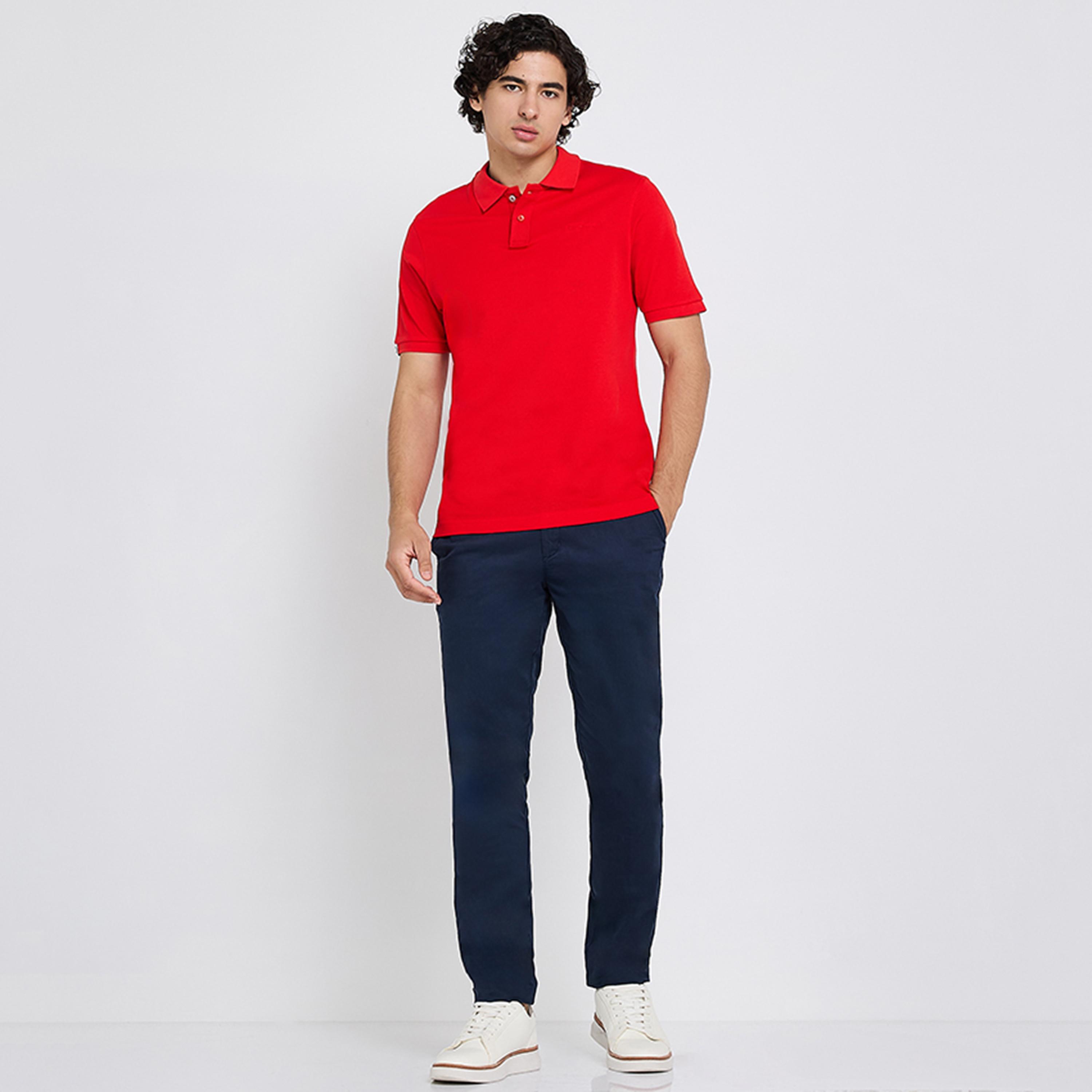 تيشيرت بولو رجالي سادة بياقة وأكمام قصيرة من بن شيرمان-men-clothing-tshirtsandpolos-polos-image-15