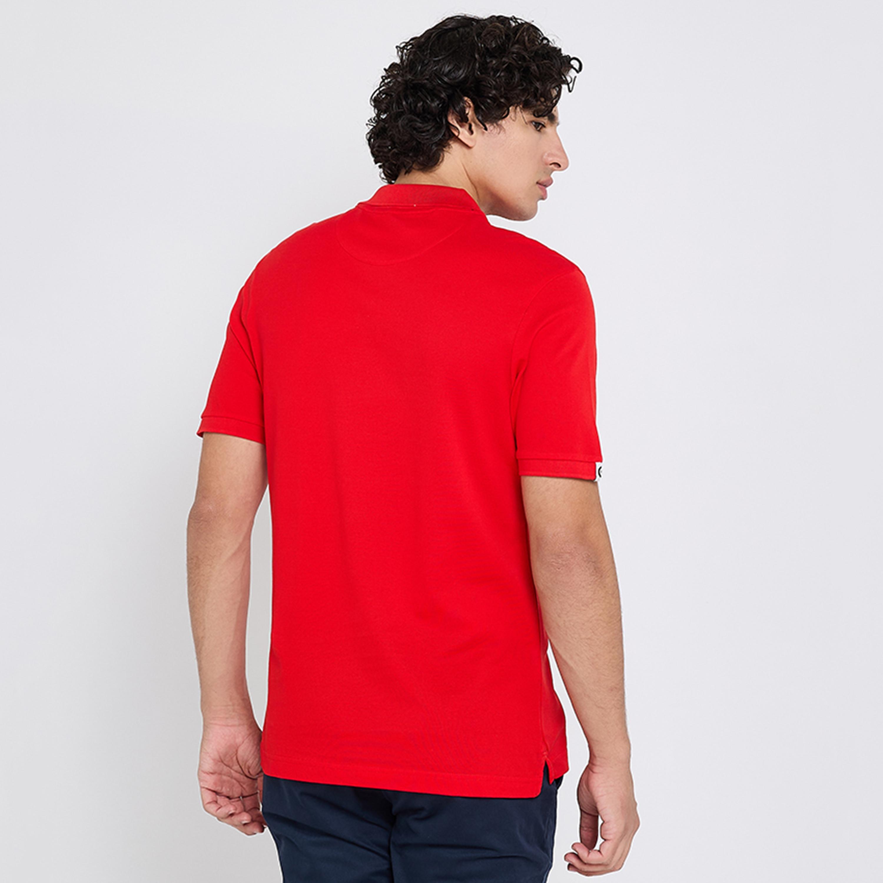 BEN SHERMAN Plain Collared Short Sleeves Men's Polo T-Shirt-men-clothing-tshirtsandpolos-polos-image-4